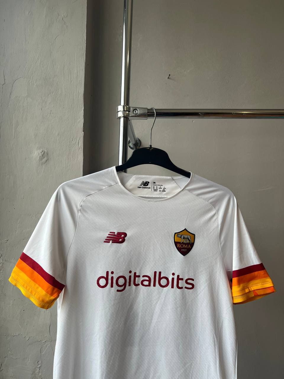 New Balance 2021/22 AS ROMA #22 ZANIOLO AWAY SOCCER JERSEY SHIRT SZ M Size US M / EU 48-50 / 2 - 4 Thumbnail