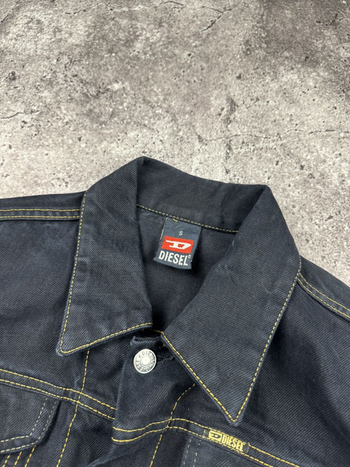 Diesel VINTAGE Y2K DIESEL PATCH DENIM JACKET AVANT GARDE RICK OWENS Size S / US 4 / IT 40 - 4 Thumbnail