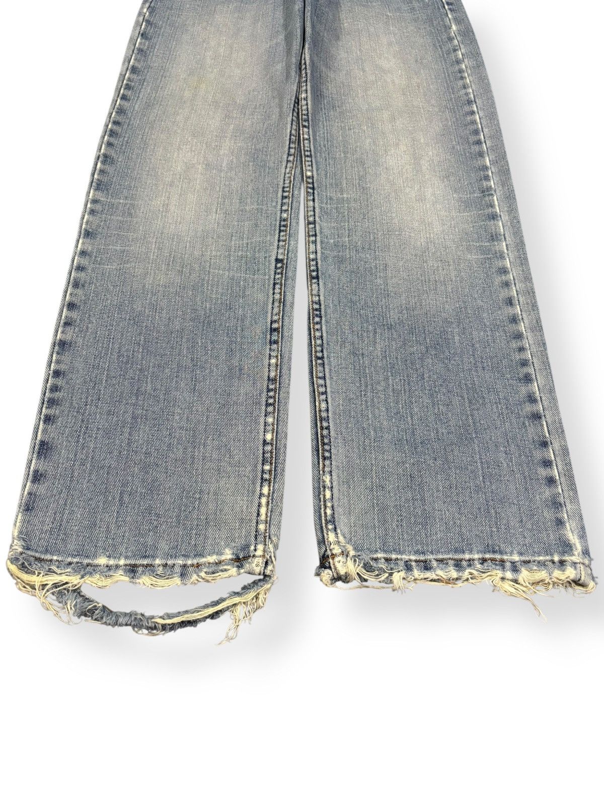 Quiksilver Vintage Quiksilver Light Washed Regular Fit Distressed Jeans Size US 29 - 6 Thumbnail