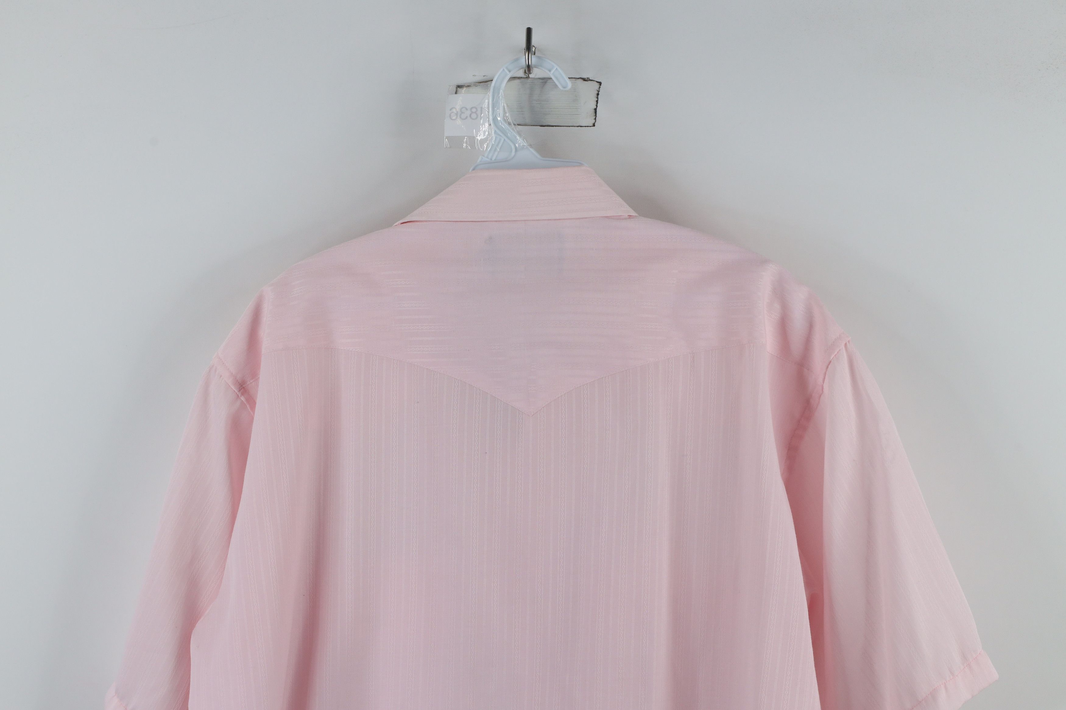 Vintage Vintage 90s Rockabilly Western Snap Button Shirt Pink Size US M / EU 48-50 / 2 - 14 Thumbnail