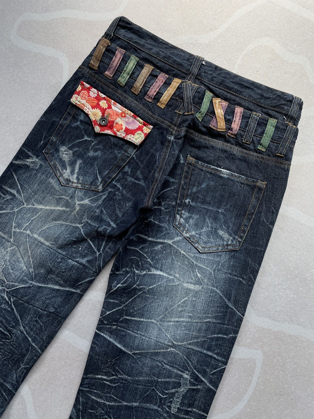 Japanese Brand × Tornado Mart Nylaus Double Waist Design Like Tornado Mart (P88) Size US 31 - 4 Thumbnail