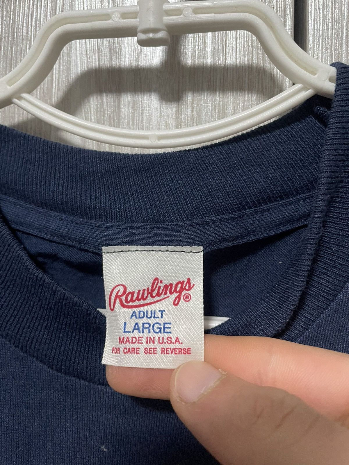 MLB × New York Yankees × Vintage Vintage 80s Rawlings New York Yankees T Shirt Logo Tee Size US L / EU 52-54 / 3 - 8 Thumbnail