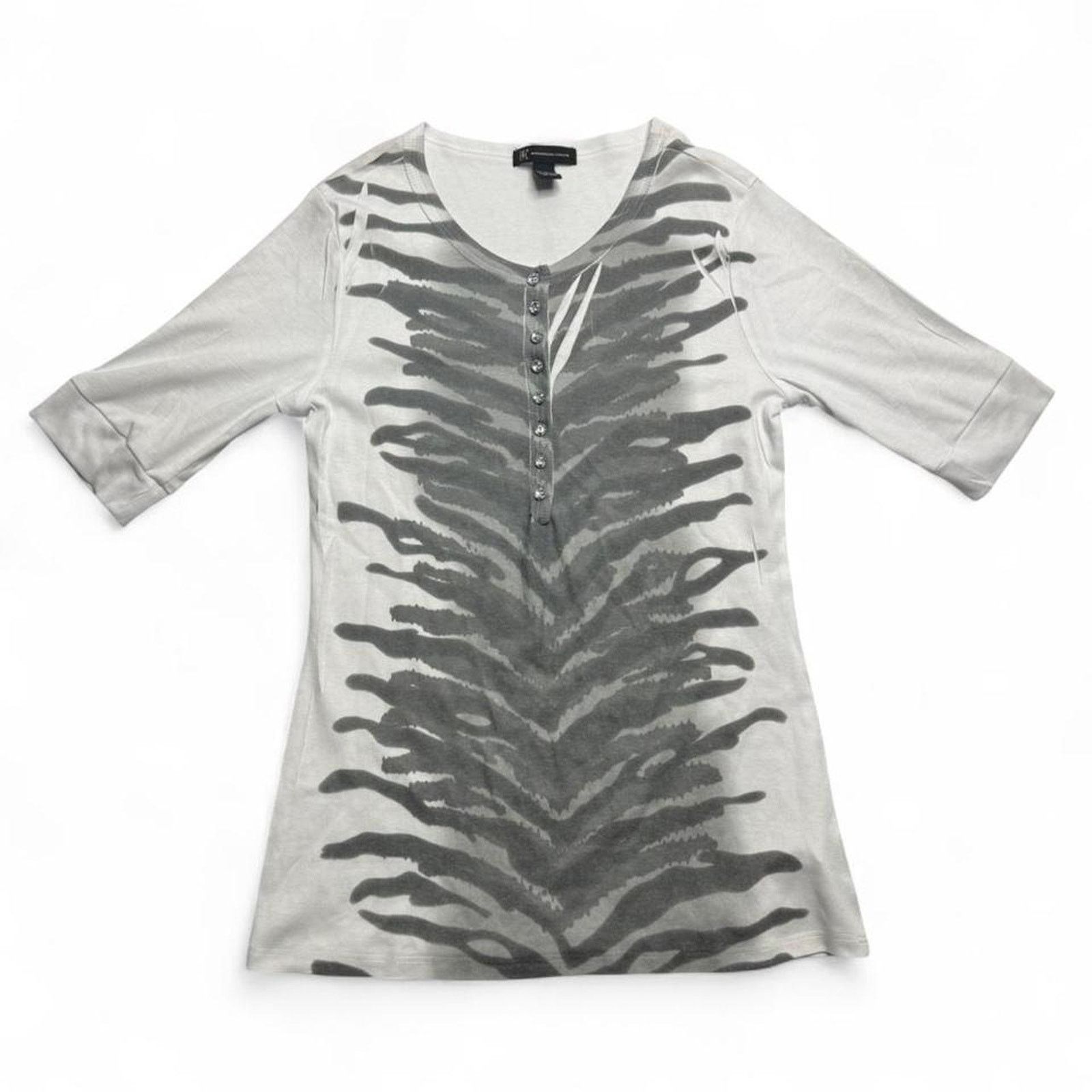 Other INC International Concepts white grey zebra print Size L Size L / US 10 / IT 46 - 5 Thumbnail
