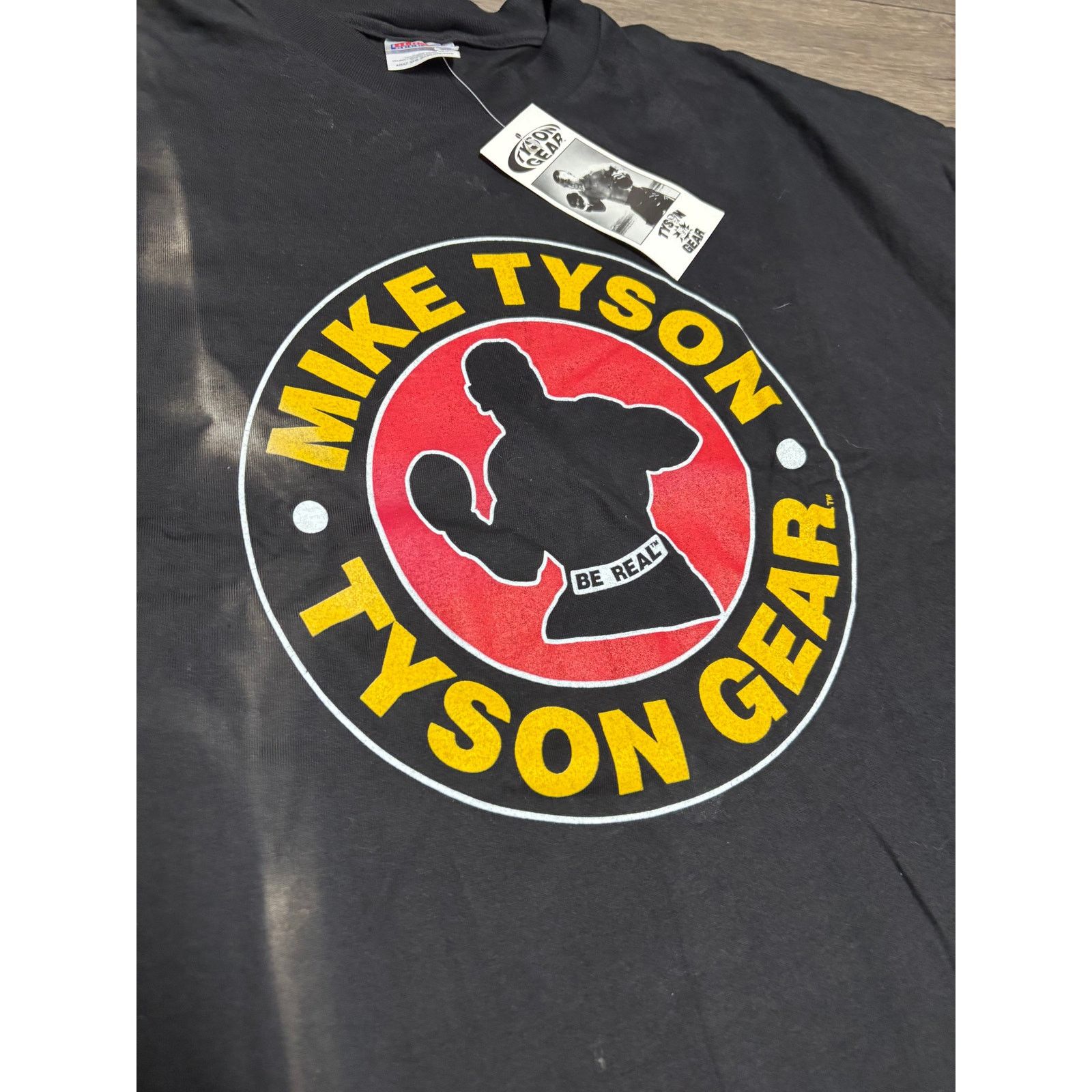 Vintage Vintage NWT Mike Tyson Tyson Gear Sz 3XL Black Tee Size US XXL / EU 58 / 5 - 2 Thumbnail