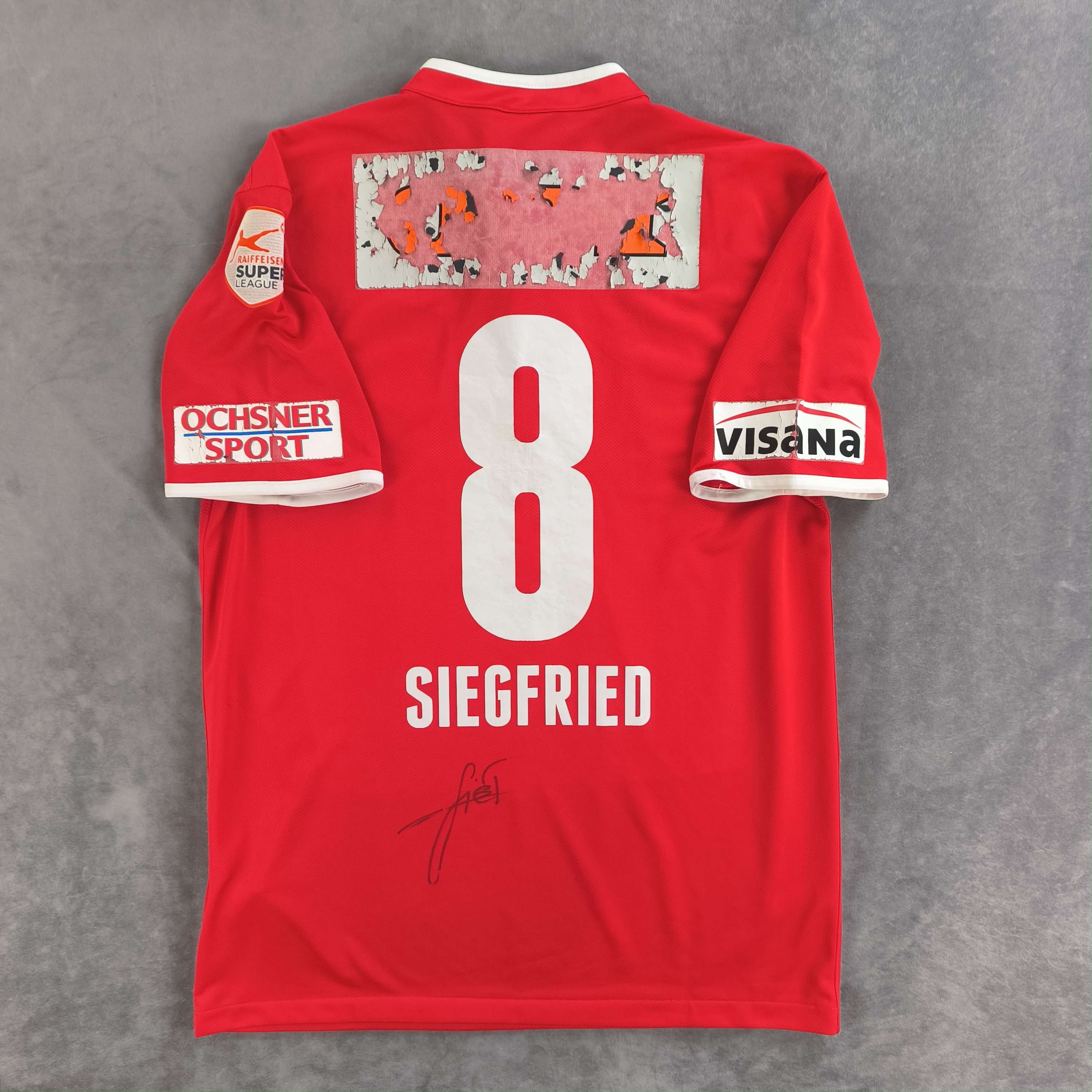 Nike SIGNED FC Thun 2013-14 Nike home Siegfried football jersey M Size US M / EU 48-50 / 2 - 1 Thumbnail