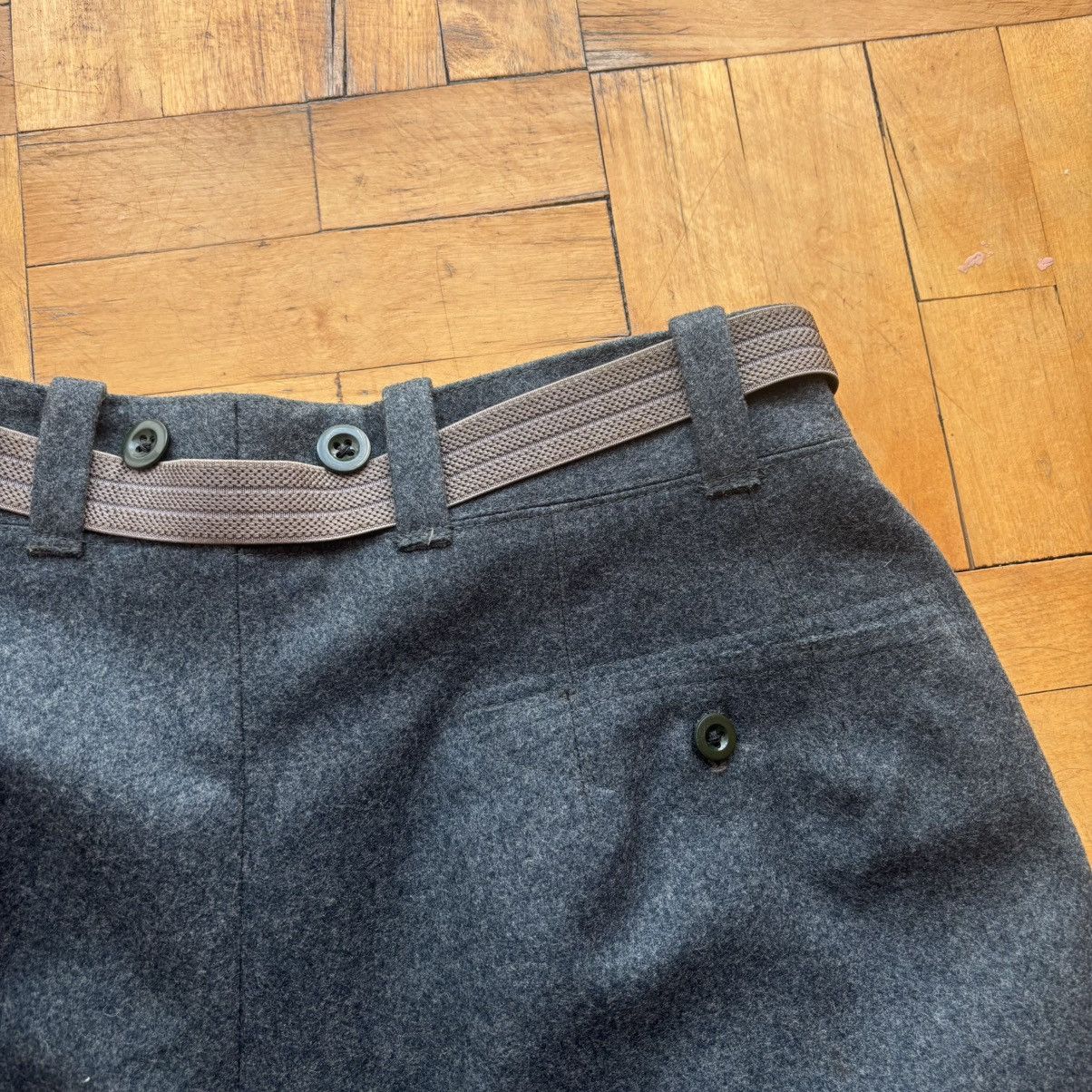 Vintage Vintage 1963 Swiss Army Wool Military Pants Dead Stock Size US 32 / EU 48 - 8 Thumbnail