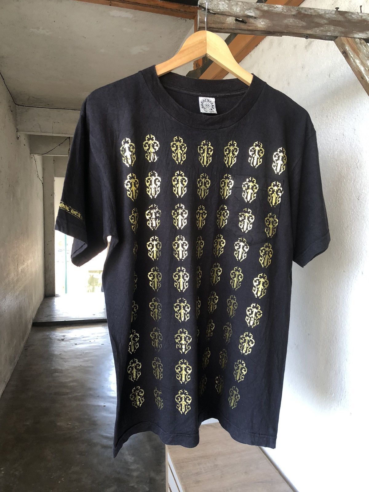 Chrome Hearts Vintage Chrome Heart Dagger Fullprint Tshirt Size US M / EU 48-50 / 2 - 4 Thumbnail