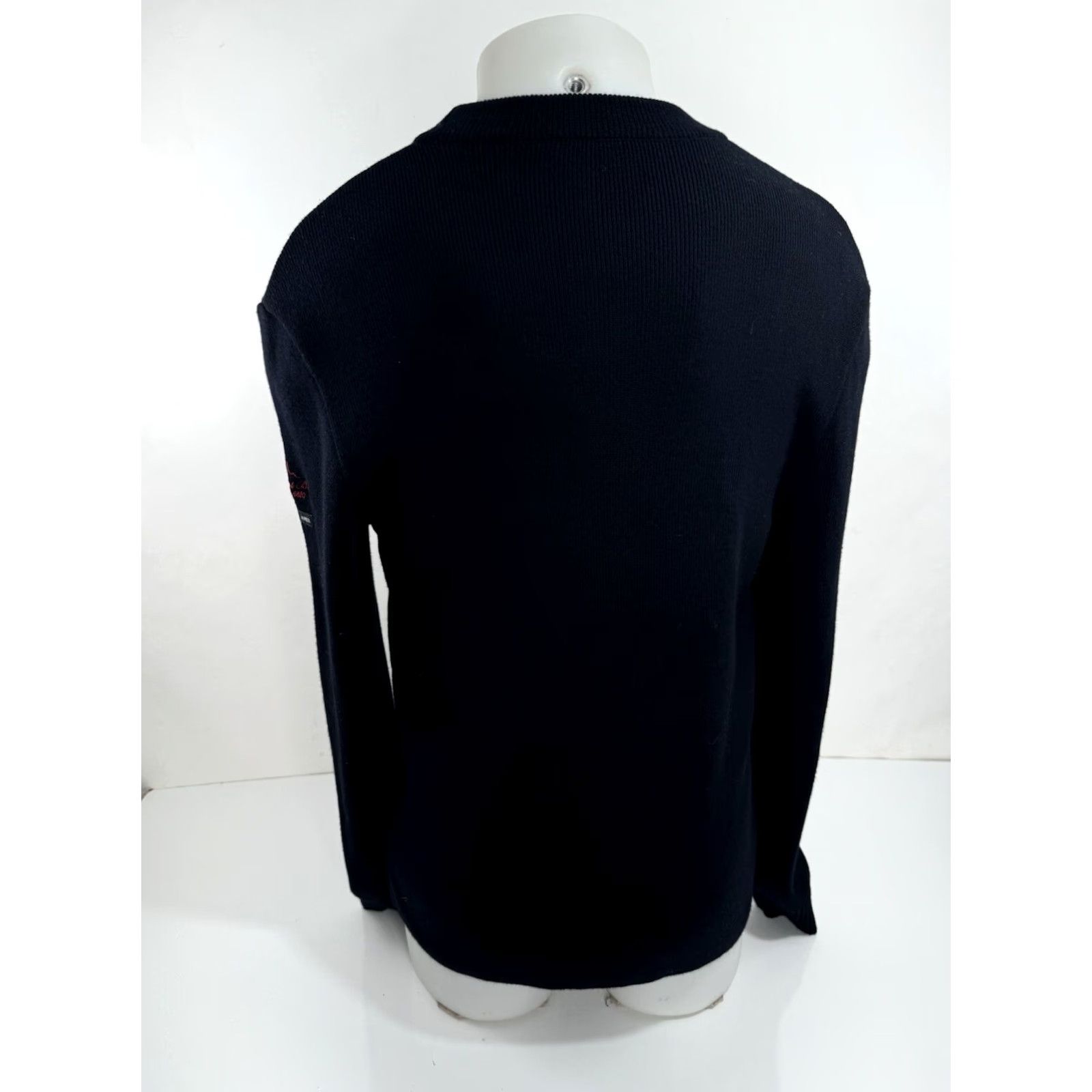Saint James SAINT JAMES Sweater MONT BLANC ALPS WOOL BLEND Mens US 42 Pullover Very Dark Blue 90s WW Size US XL / EU 56 / 4 - 5 Thumbnail
