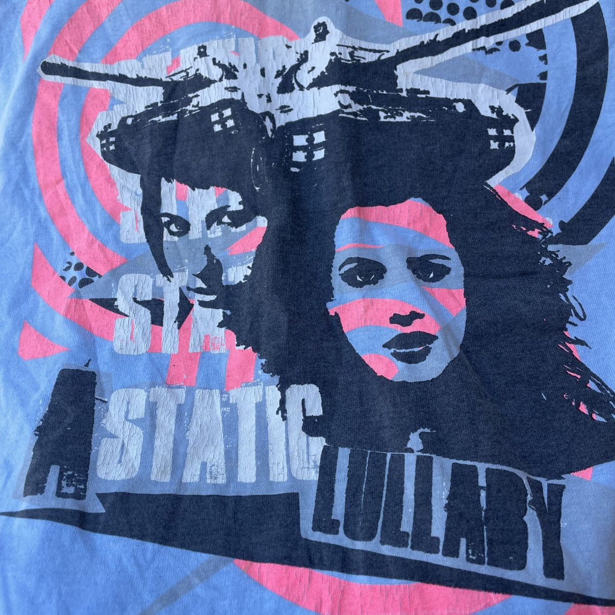 Band Tees × Vintage 🔥Vintage Y2K A Static Lullaby Post Hardcore Band Promo Tee Size US M / EU 48-50 / 2 - 5 Thumbnail