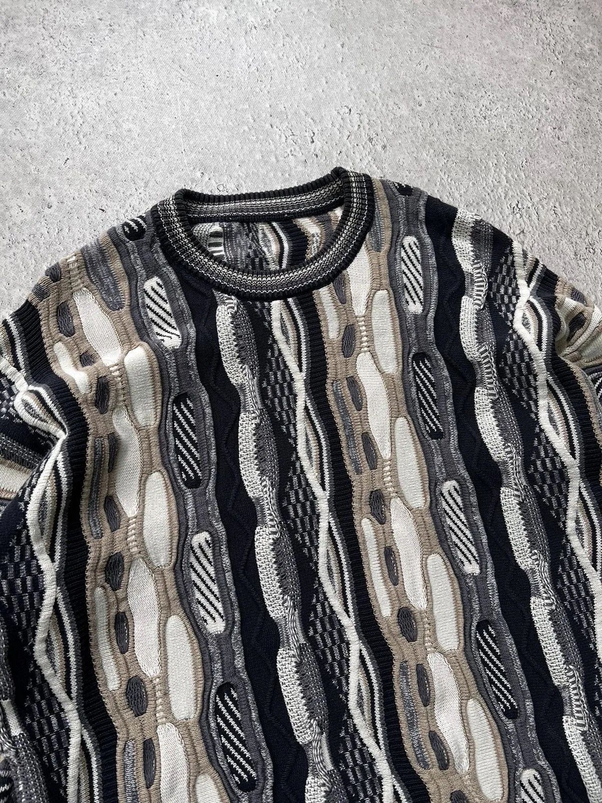 Carlo Colucci Japanese knitted Carlo colucci style multicolour style sweater Size US L / EU 52-54 / 3 - 3 Thumbnail