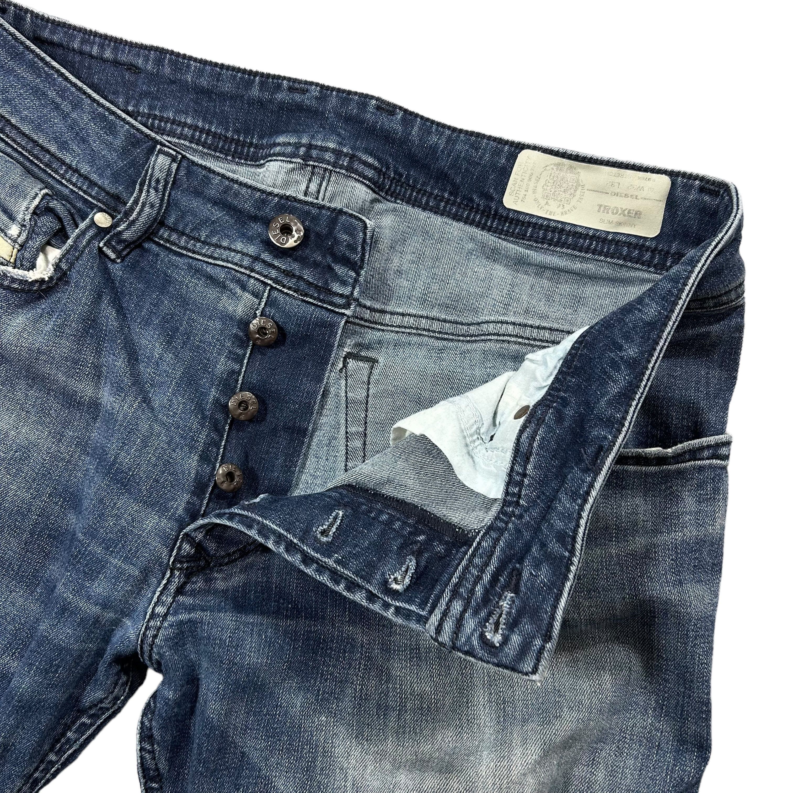 Diesel Diesel Troxer Slim Skinny Denim Jeans Size W32 L32 Stretch Size US 32 / EU 48 - 5 Thumbnail