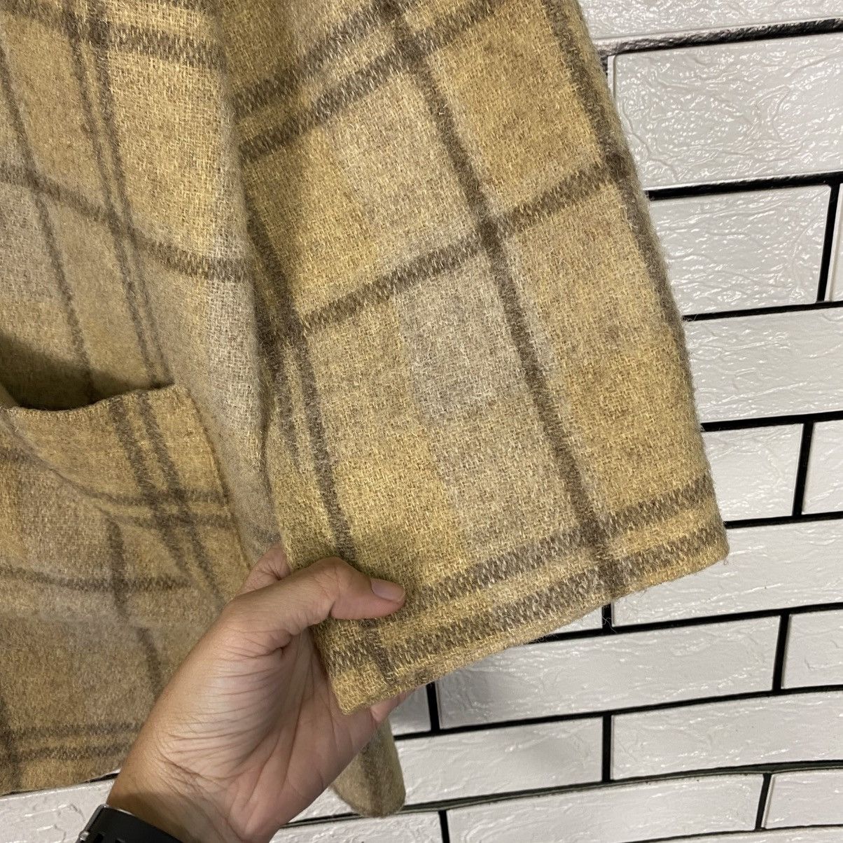 Japanese Brand 📌Vintage Wool Jacket One Way Co Tartan Issey Miyake Size US M / EU 48-50 / 2 - 16 Thumbnail