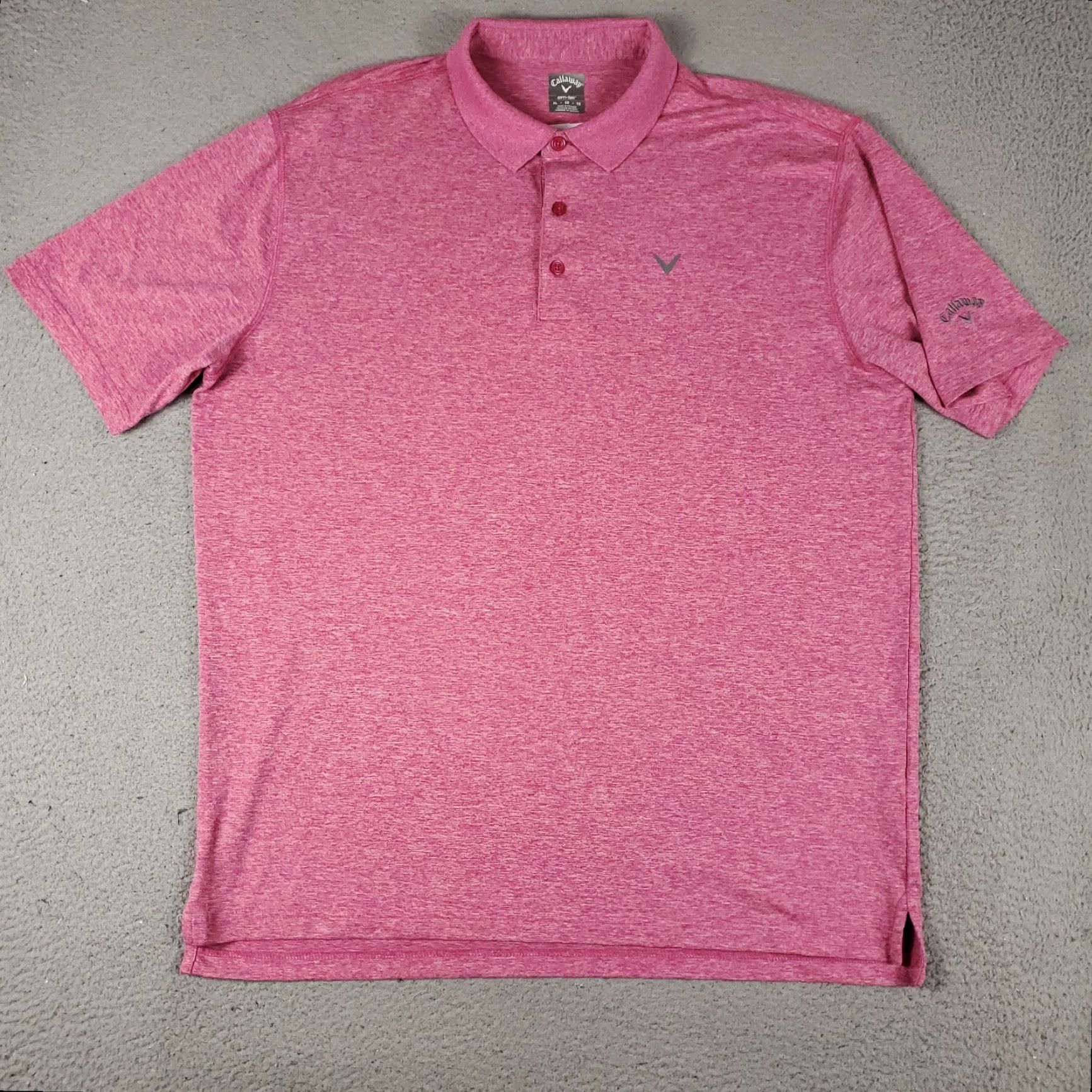 Callaway Callaway Polo Shirt Mens XL Pink Opti Dri Fit Short Sleeve Golf Shirt Size US XL / EU 56 / 4 - 2 Thumbnail