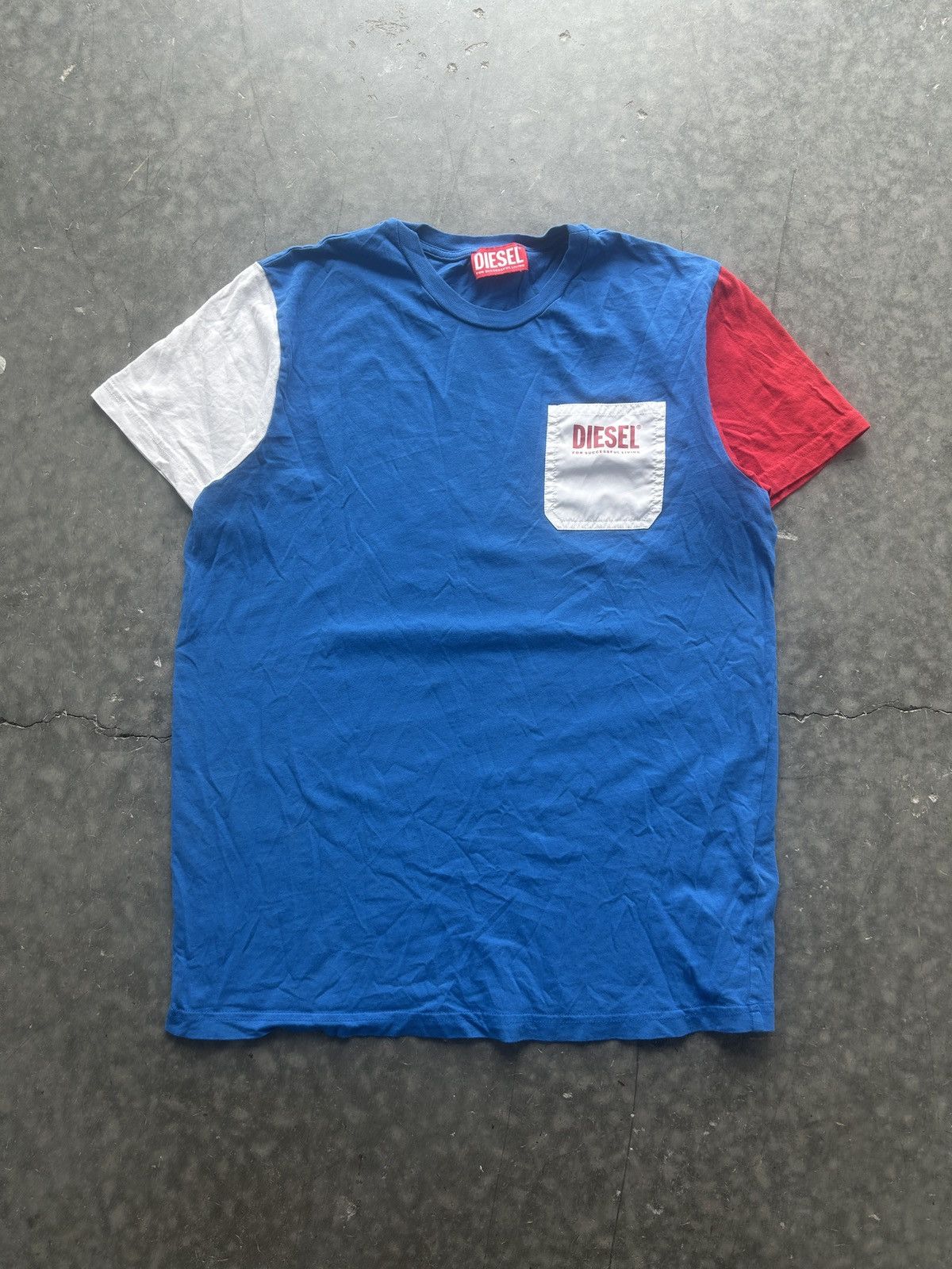 Diesel Diesel Colorblock Pocket Tee Size US M / EU 48-50 / 2 - 1 Thumbnail