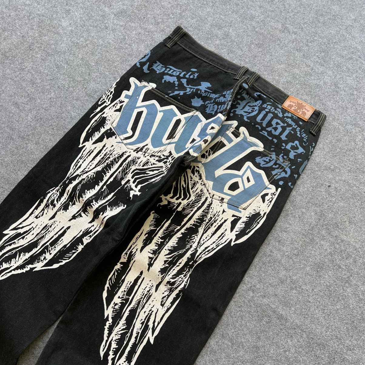 JNCO × Vintage Vintage Townz Raw Blue Baggy Jnco Style Jeans Size US 40 / EU 56 - 3 Thumbnail