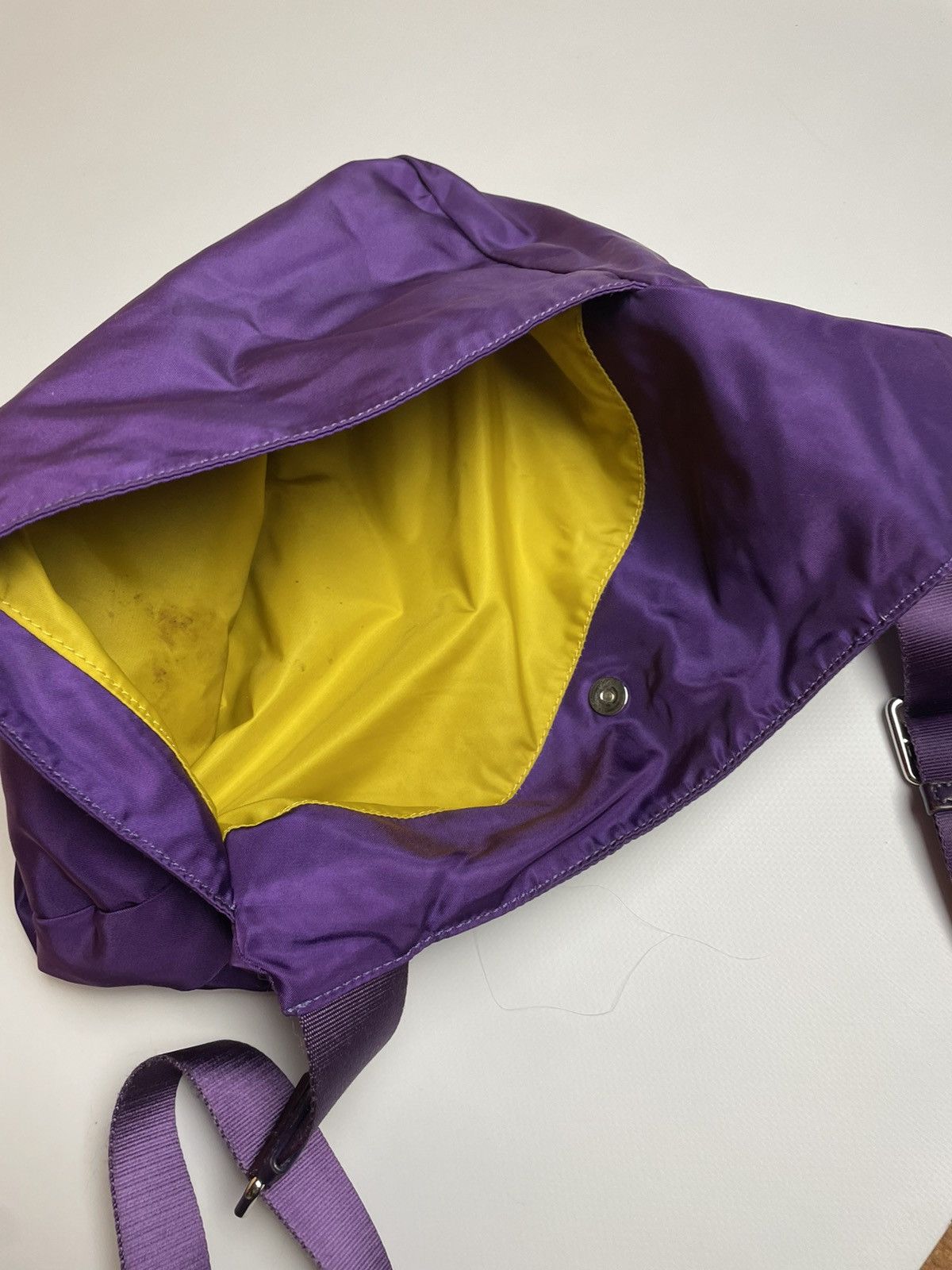 Tumi Tumi Y2K Purple Nylon Crossbody Messenger Bag Size ONE SIZE - 15 Thumbnail