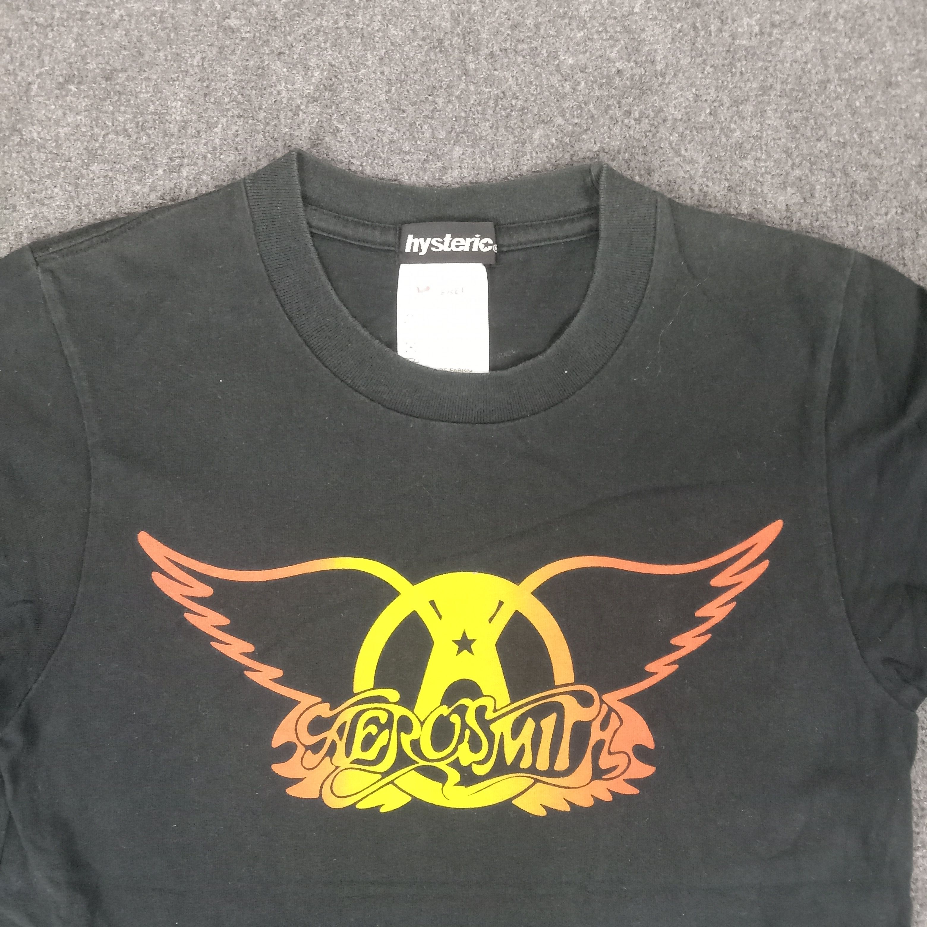 Hysteric Glamour × Japanese Brand × Vintage Hysteric Glamour X Aerosmith Japanese Brand Tshirt Size XS / US 0-2 / IT 36-38 - 5 Thumbnail