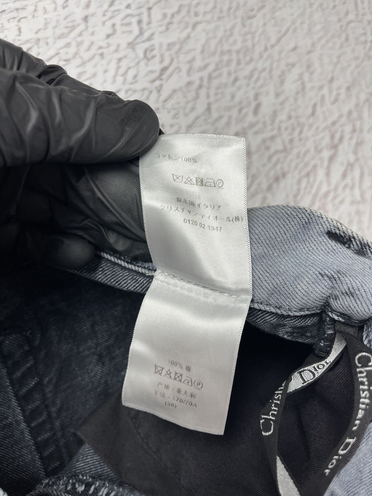 Christian Dior Monsieur Christian Dior 01 Tie Dye Boyfriend Jeans Gray Denim sz US6 Size 28" / US 6 / IT 42 - 15 Thumbnail