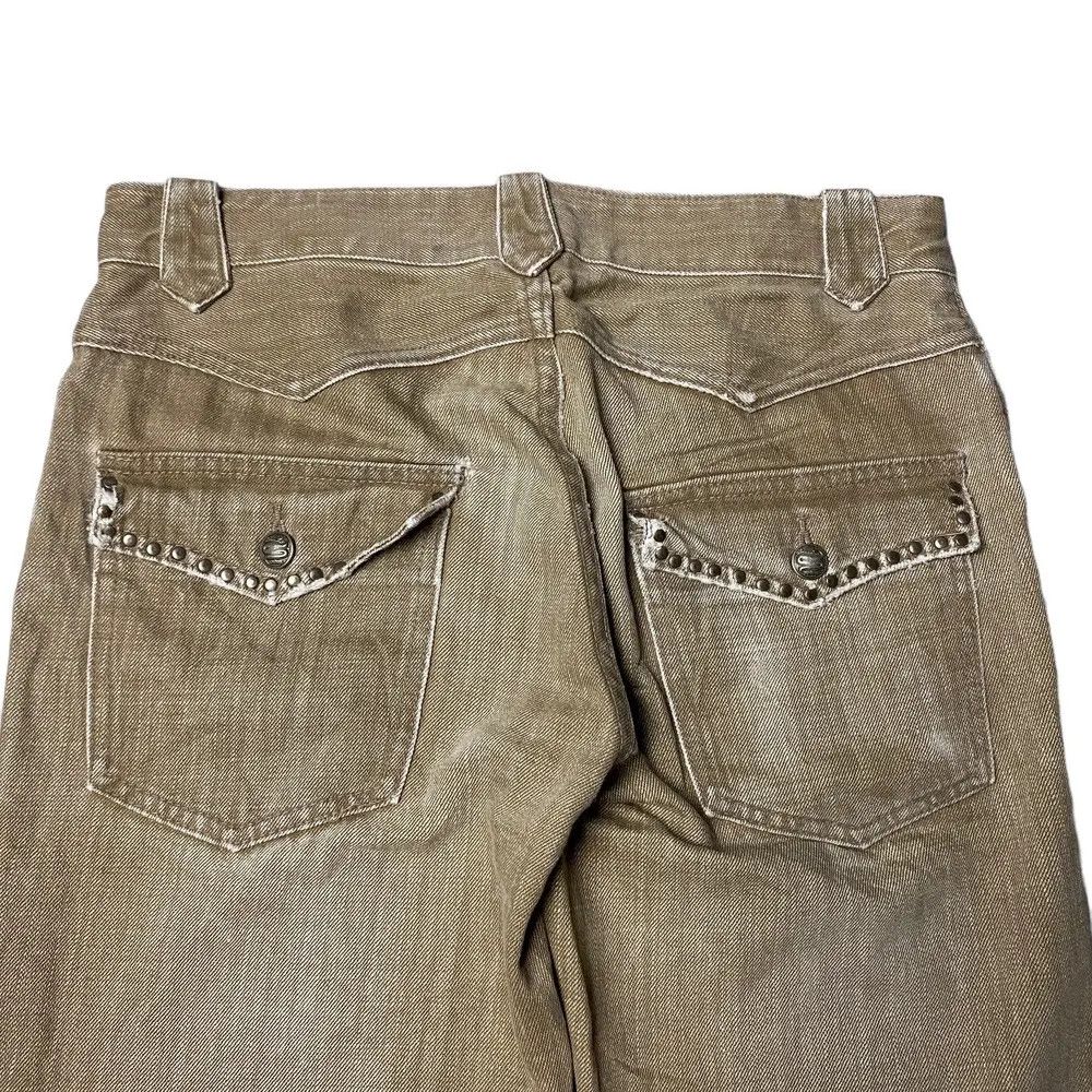 Schlussel Schlussel Flared Seawash Studded Distressed Jeans Size US 30 / EU 46 - 11 Thumbnail