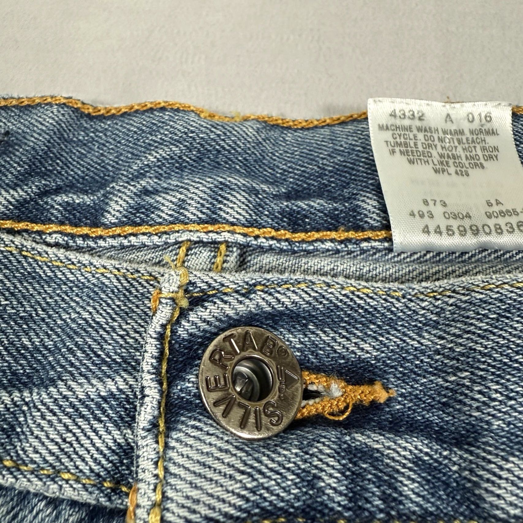 Levi's VINTAGE Levi's Silvertab Jeans Mens 38x34 Blue Denim Wide-Leg Relaxed 90s Y2K Baggy/Men's Pants Size US 38 / EU 54 - 5 Thumbnail