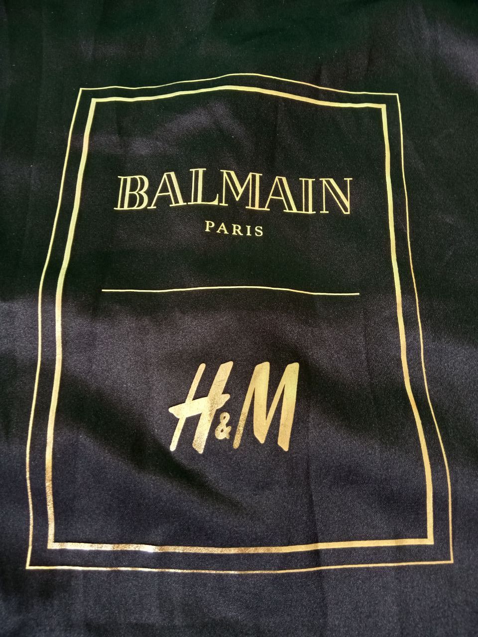 Balmain H&M x BALMAIN zippered clothes cover garment case Size ONE SIZE - 6 Thumbnail