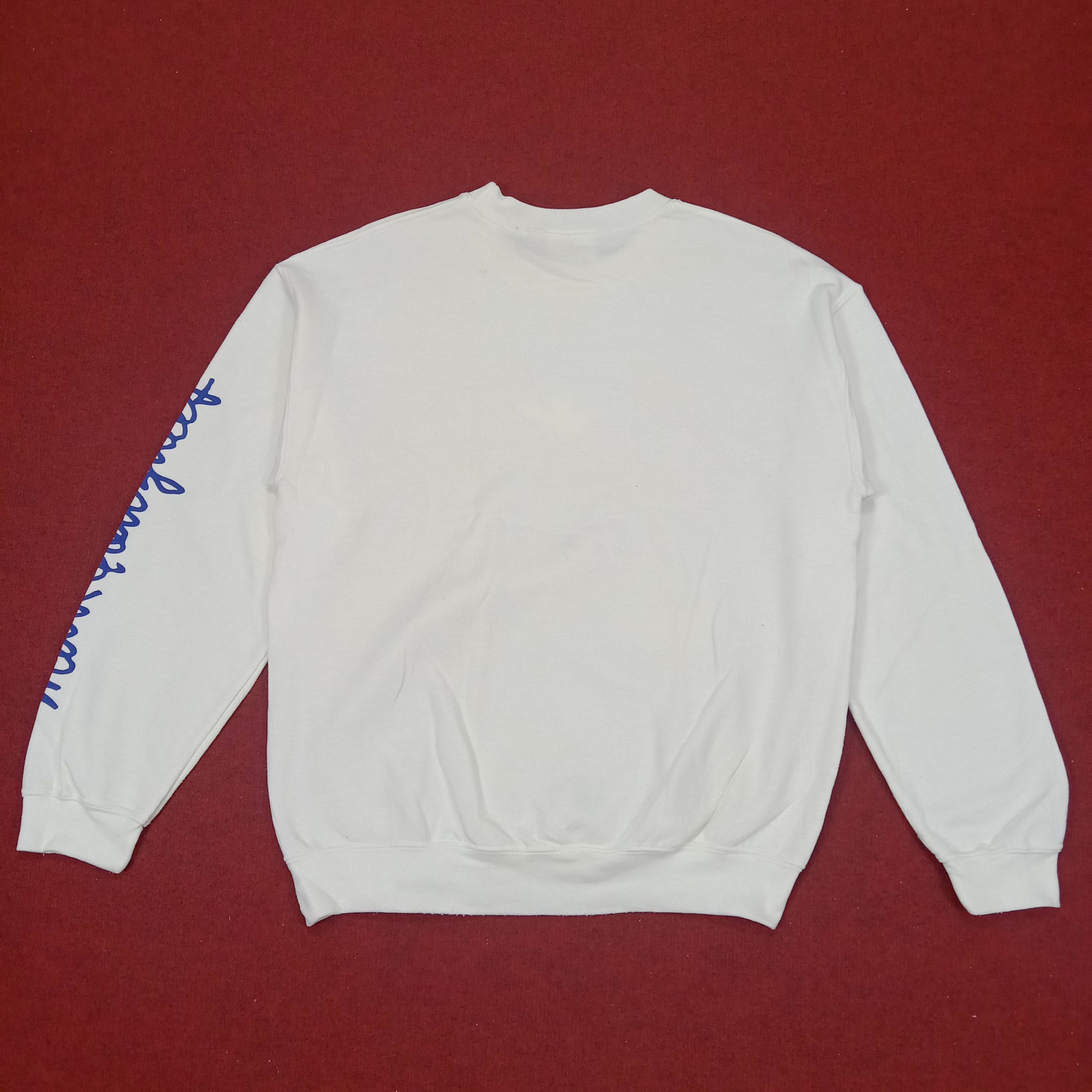 Mark Gonzales X Skateboard Style Center Logo Sweatshirt