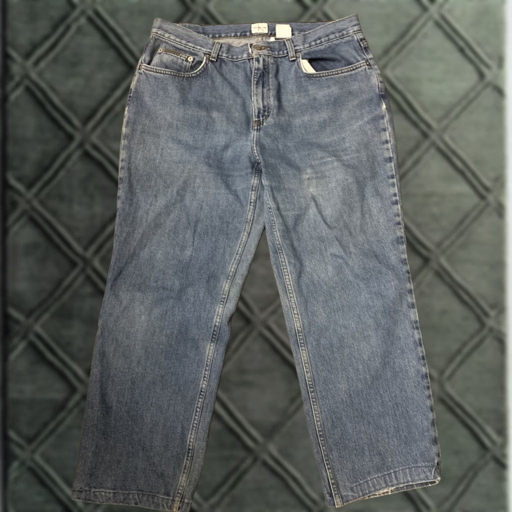 Calvin Klein VINTAGE Calvin Klein Jeans Size 14 High Rise Mom Blue Stone Wash 35x26.5 Women's Denim 80s 90s Retro Pockets Size 36" / US 14 / IT 50 - 1 Thumbnail