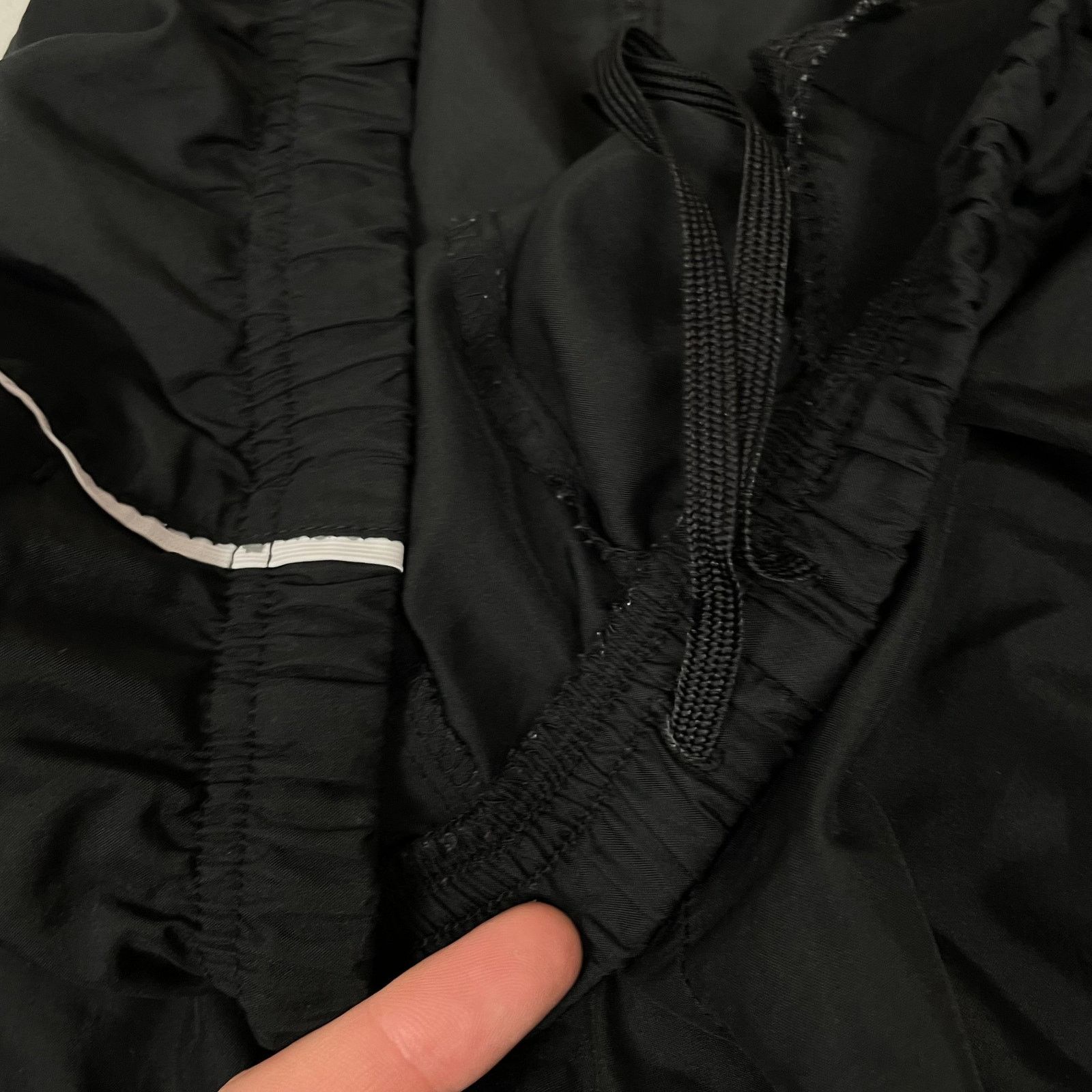 Nike Nike Women's Black Swoosh Ankle Zip High Rise Track Pant XL Size 30" / US 8 / IT 44 - 6 Thumbnail