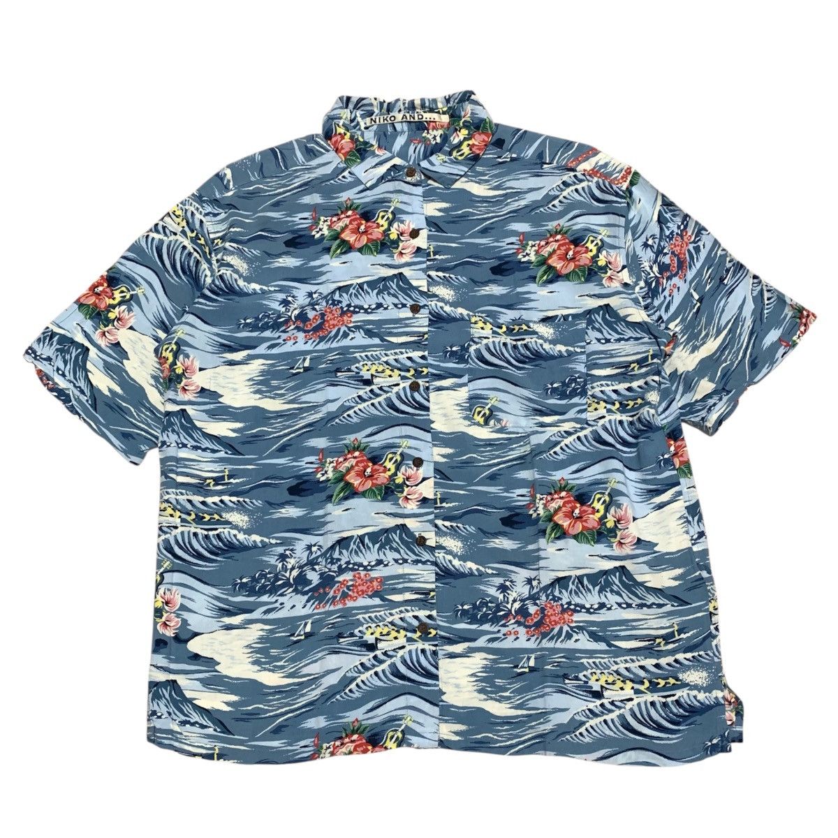 Japanese Brand Niko And... Japan Hawaiian Rayon Shirt Size US L / EU 52-54 / 3 - 1 Thumbnail