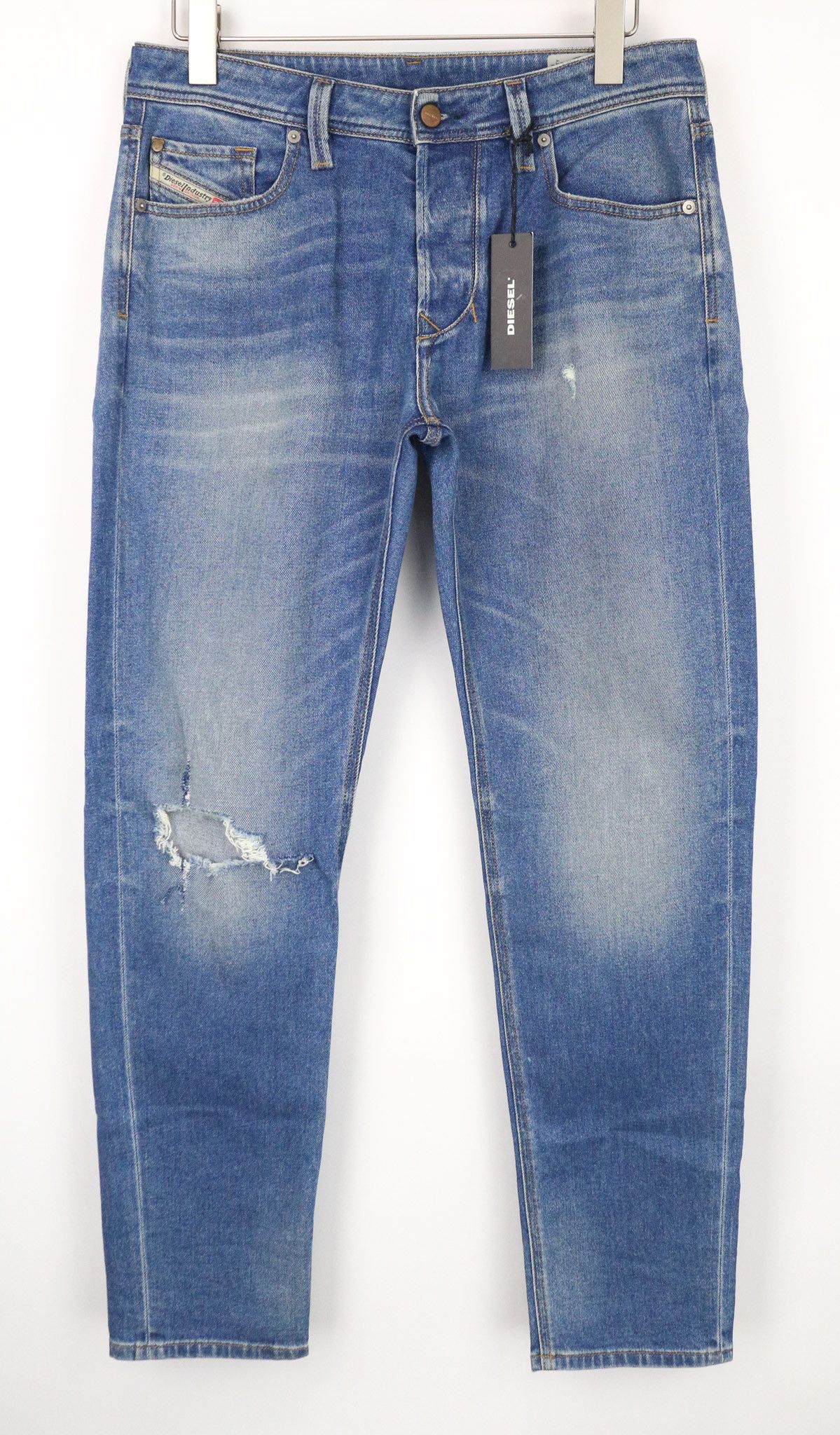Diesel LARKEE-BEEX 089AW W32/L32 Blue Stretch Jeans 74667 Size US 32 / EU 48 - 1 Thumbnail