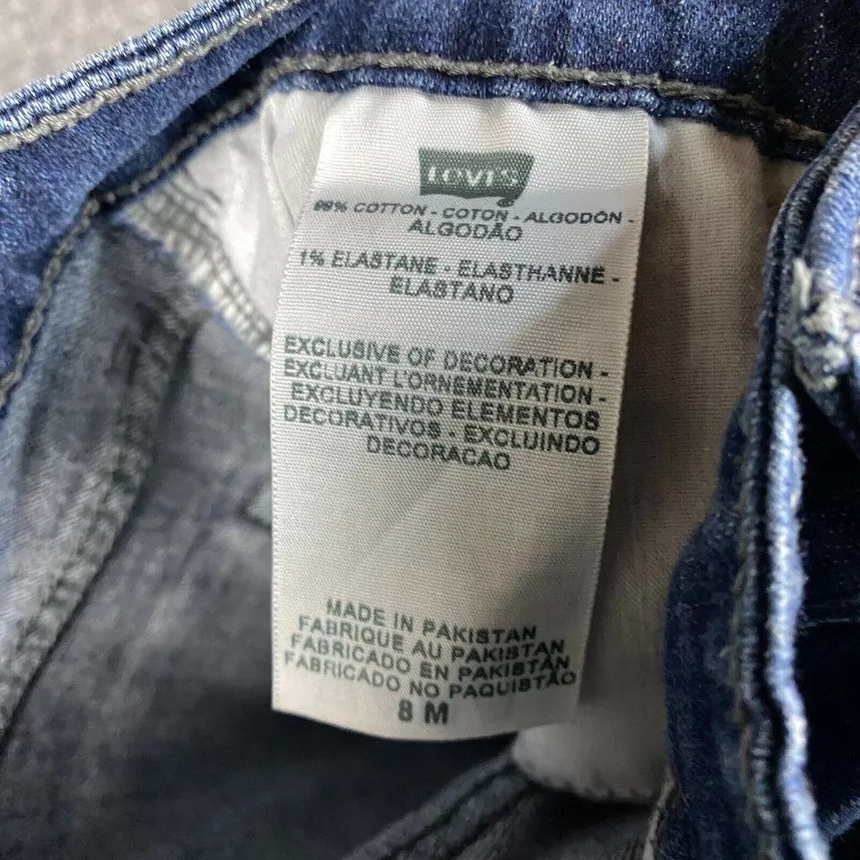 Levi's Levi's Jeans Women's 8 Mid Rise Skinny Denim Medium Wash Size 30" / US 8 / IT 44 - 9 Thumbnail