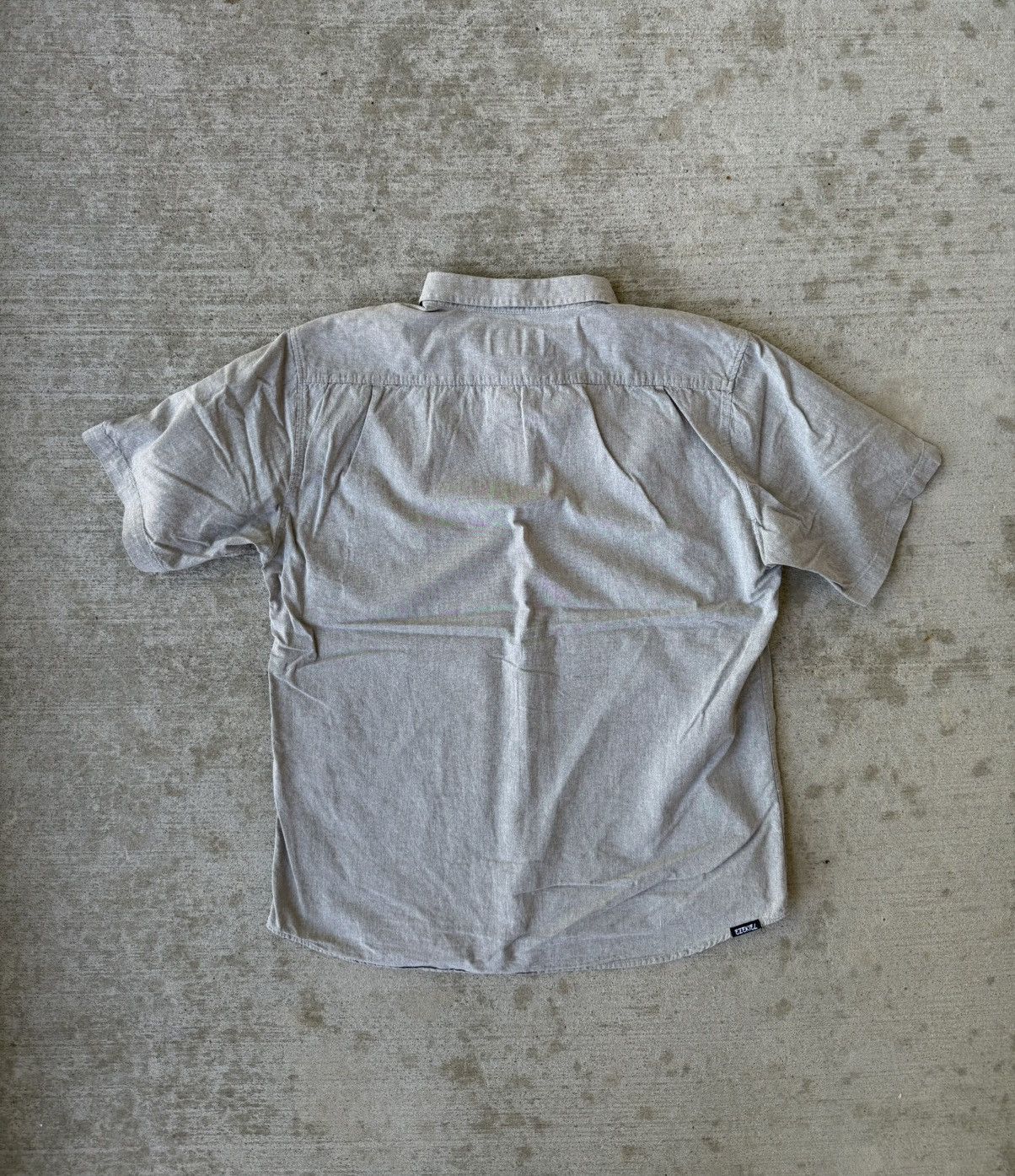 Ezekiel Light Gray Vintage Y2K Button Up Camp Short Sleeve Shirt Size US L / EU 52-54 / 3 - 7 Thumbnail