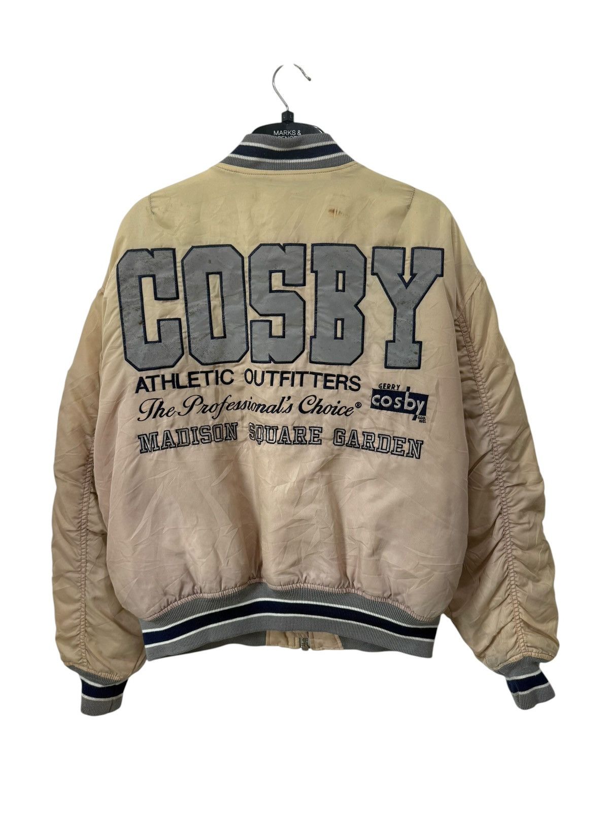 Vintage Vintage 80s Gerry Cosby Bomber Jacket Embroidered Design Size US L / EU 52-54 / 3 - 6 Thumbnail