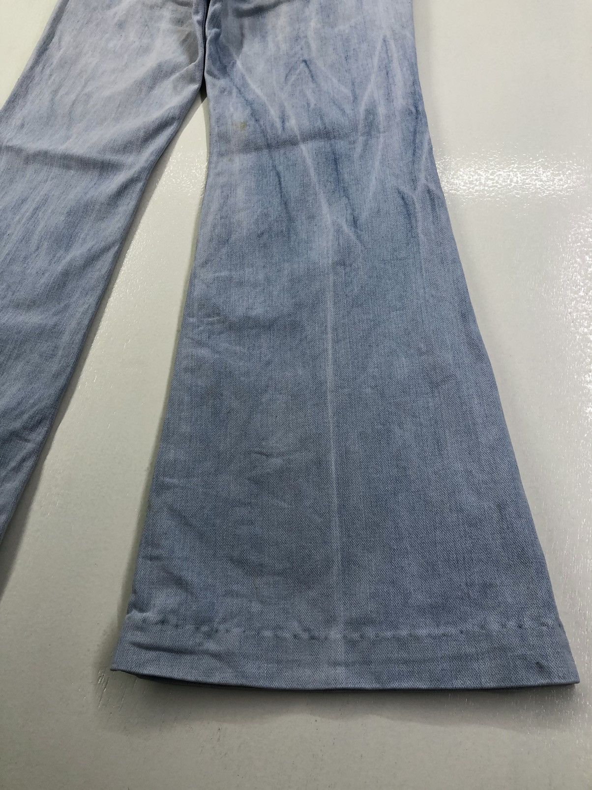 Wrangler Vintage Wrangler Super Flared Light Wash Bush Pants Size US 26 / EU 42 - 14 Thumbnail