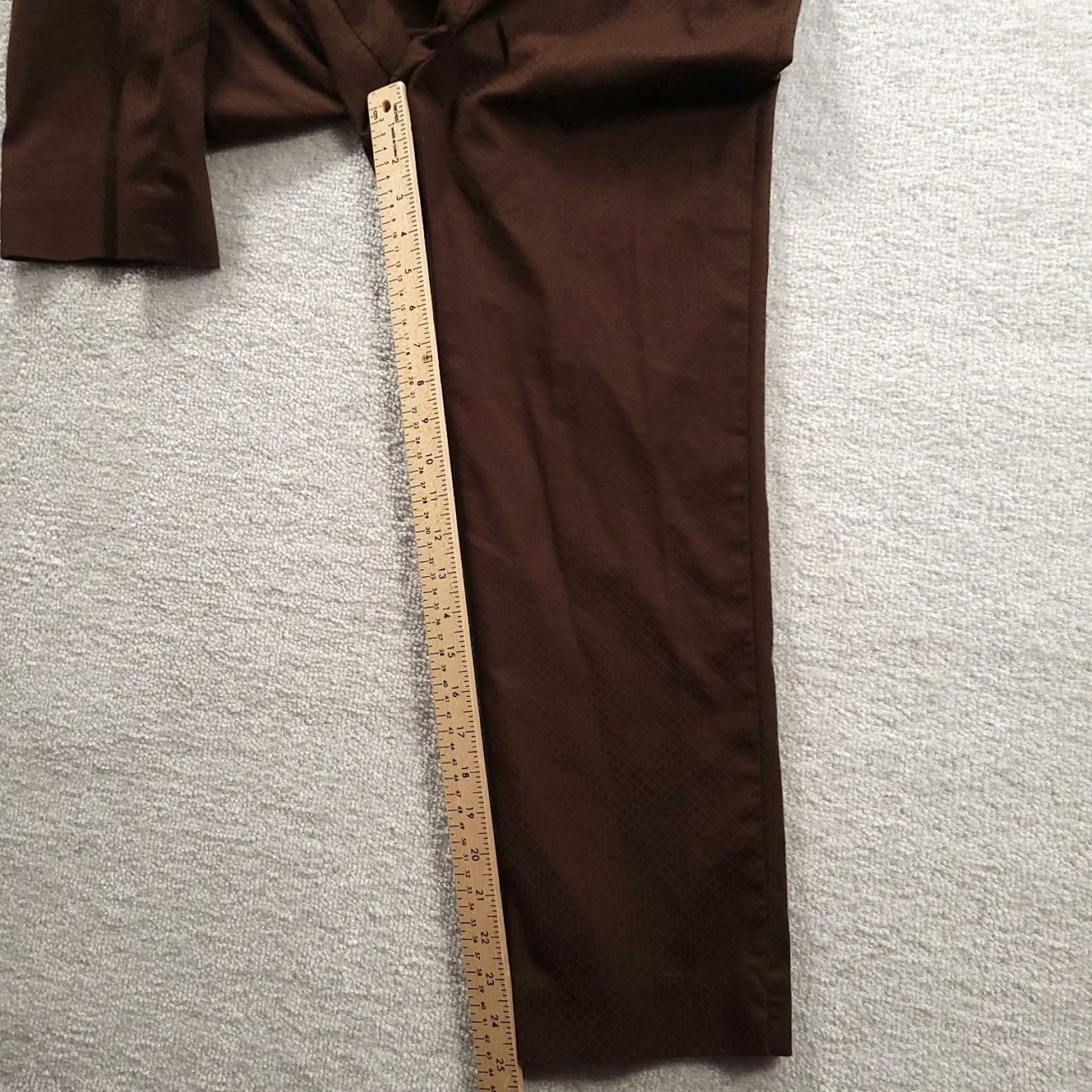 Vintage Valerie Stevens Dress Pants Women 6P Brown Straight Flat Front Casual Vintage: No? Size 28" / US 6 / IT 42 - 5 Thumbnail