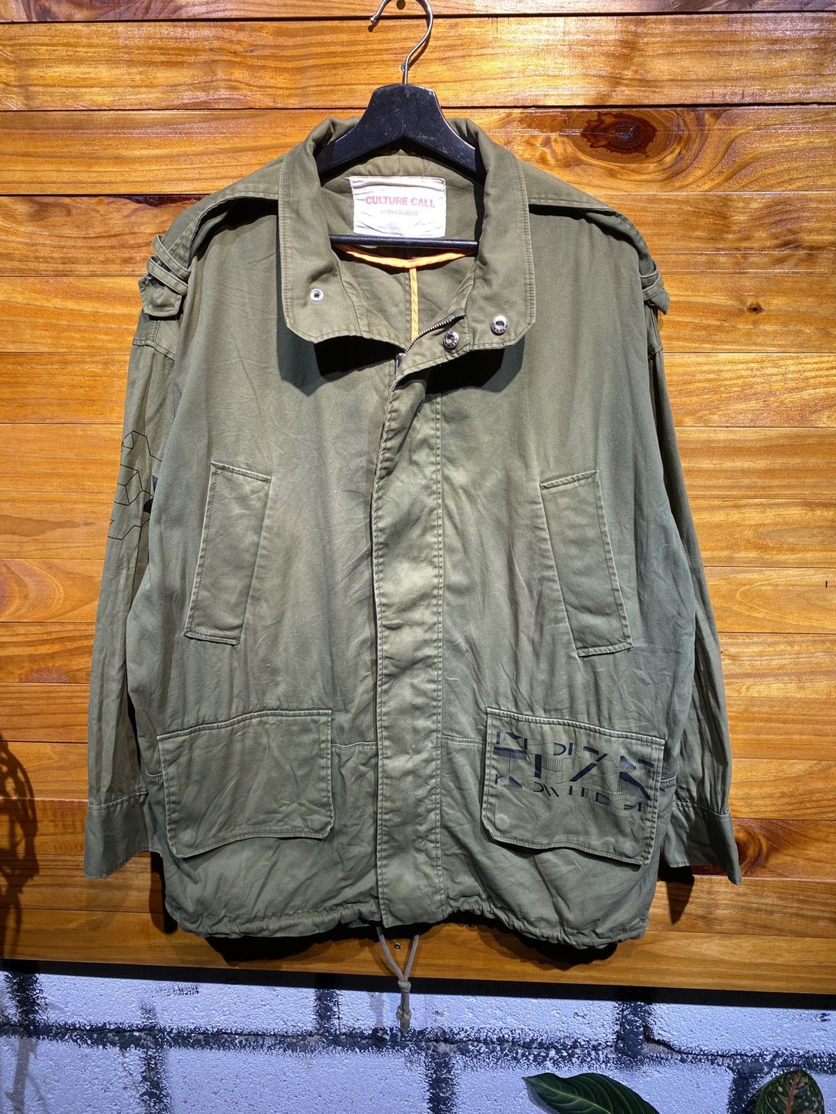 Japanese Brand Culture Call Military-Style Khaki Field Jacket – Oversized Size US M / EU 48-50 / 2 - 3 Thumbnail