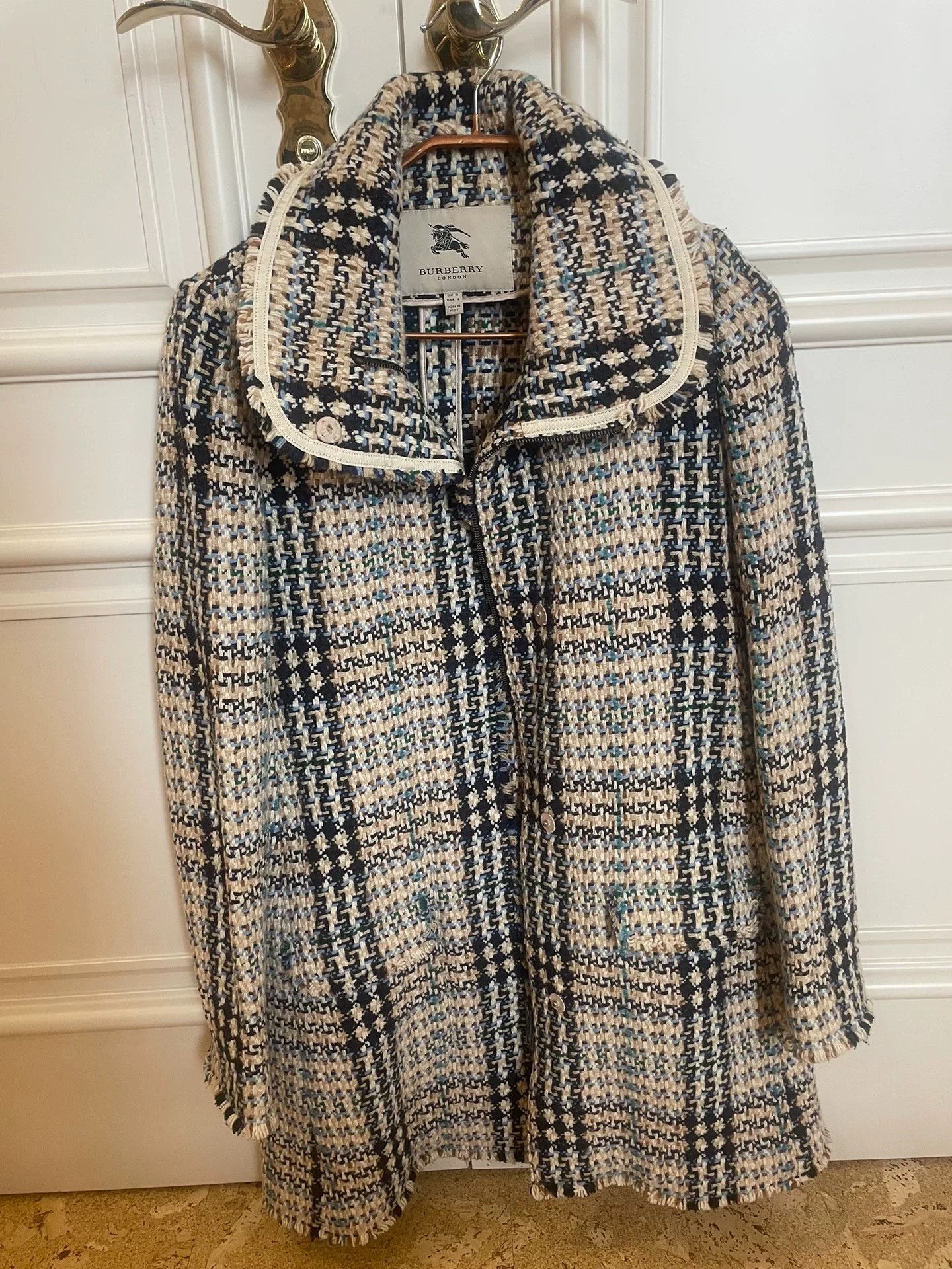 Burberry Burberry Vintage Beige Tweed Piece Size XS / US 0-2 / IT 36-38 - 1 Thumbnail