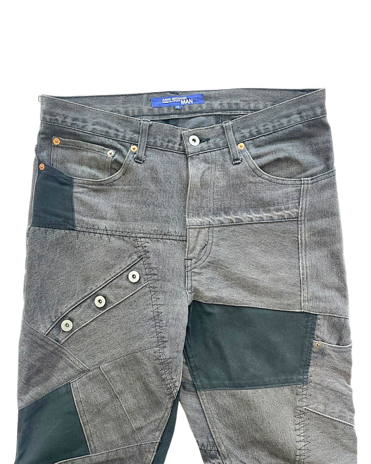 Junya Watanabe AW2006 Runway Reconstructed Patchwork Denim Jeans Size US 32 / EU 48 - 5 Thumbnail