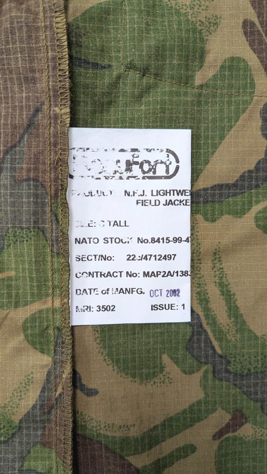 Other British Army Beaufort NFJ Lightweight Ripstop DPM Shirt Size ONE SIZE - 11 Thumbnail