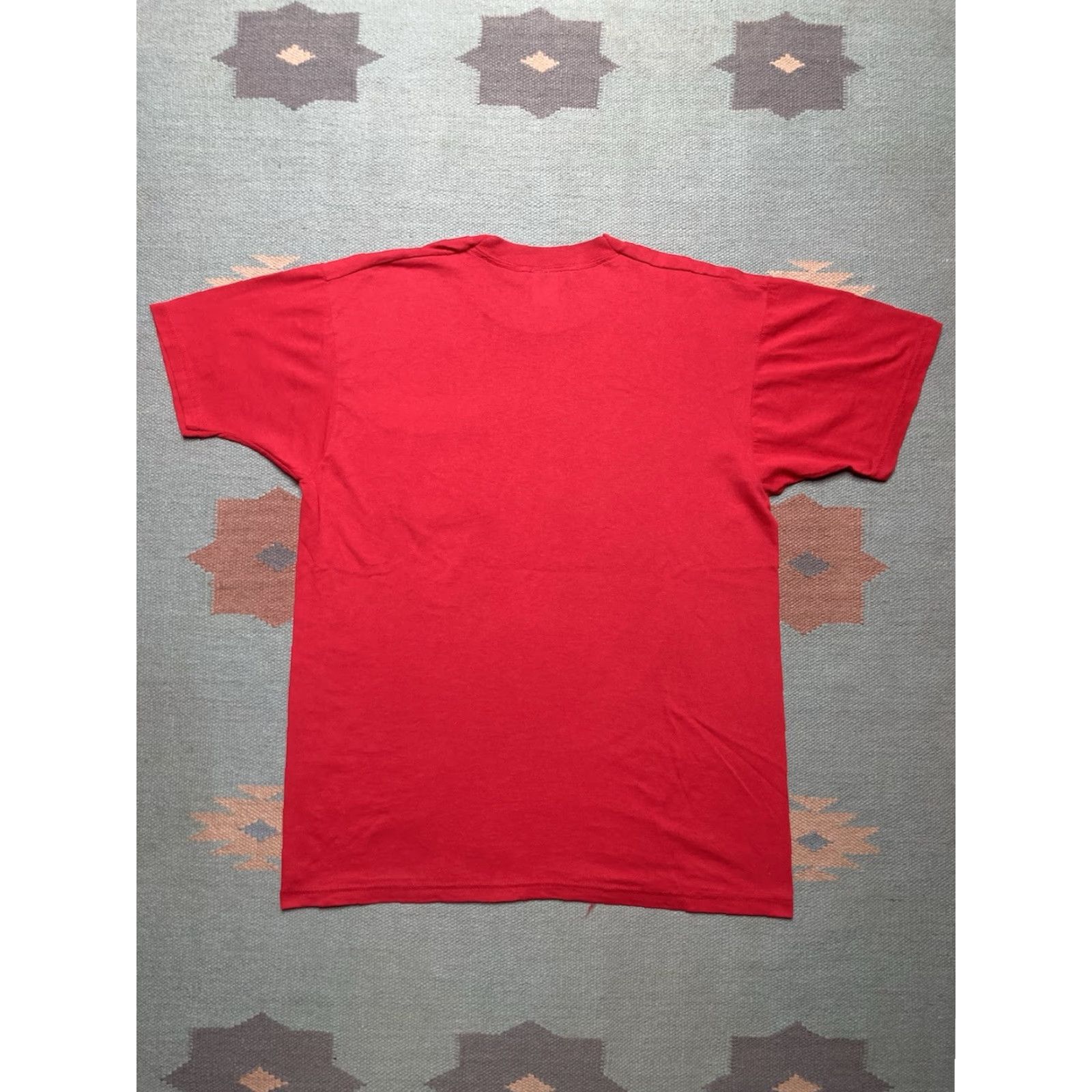 Fruit Of The Loom VINTAGE Fruit of the Loom T-Shirt Pocket Red Blank Adult XL Mens Size US XL / EU 56 / 4 - 6 Thumbnail