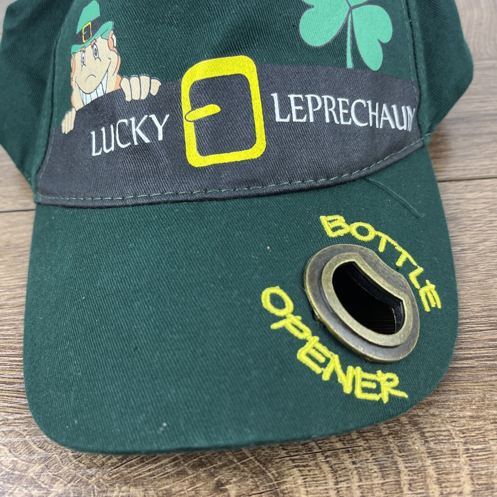 Other Lucky Leprechaun Hat Bottle Opener Green Hat Adjustable Adul Size ONE SIZE - 7 Thumbnail