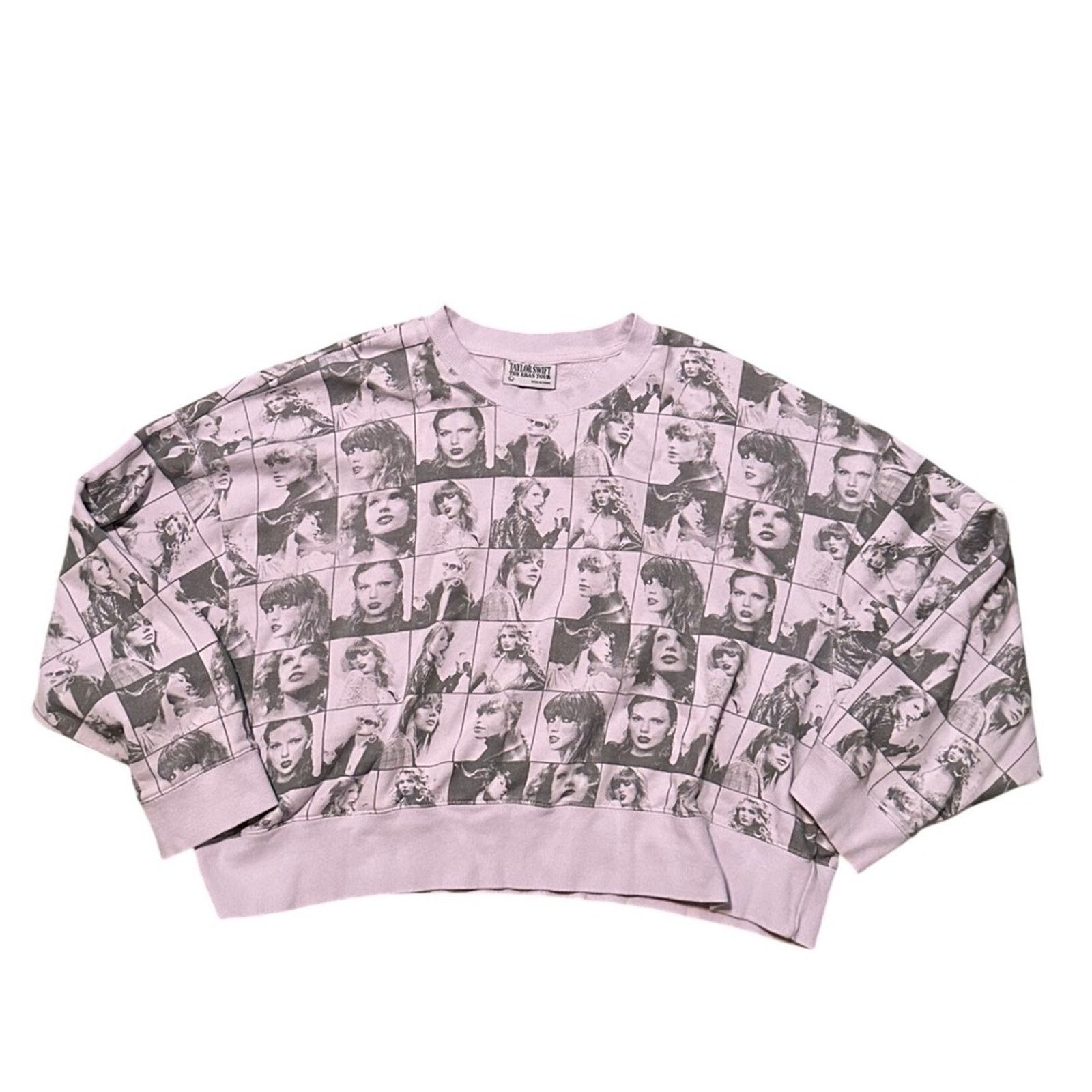 Band Tees Lavender Taylor Swift The Eras Tour Sweatshirt Women's Size L / US 10 / IT 46 - 1 Thumbnail