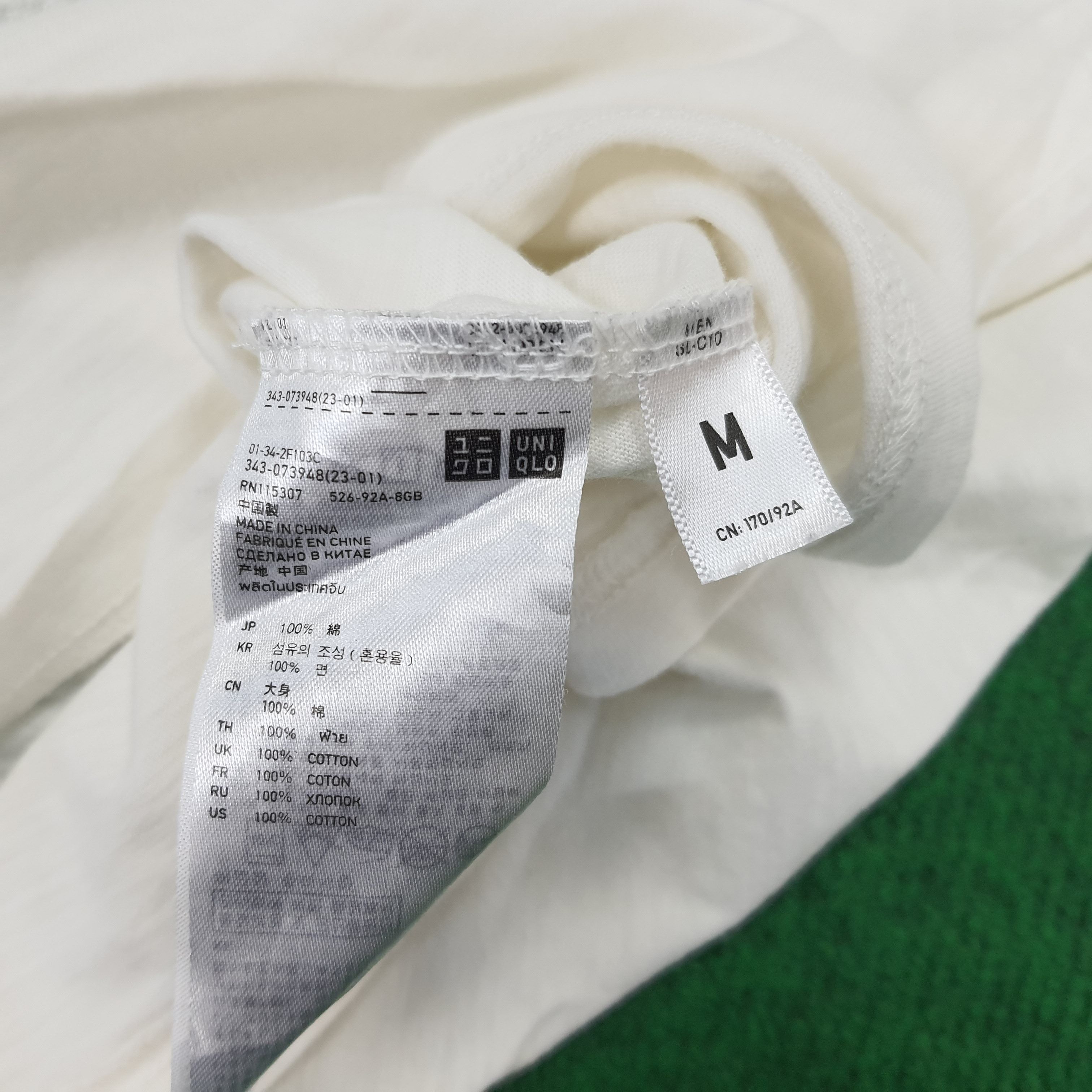 Japanese Brand × Undercover × Vintage Vintage Uniqlo Undercover Three Quarter Sleeve T-shirt Size US M / EU 48-50 / 2 - 6 Thumbnail