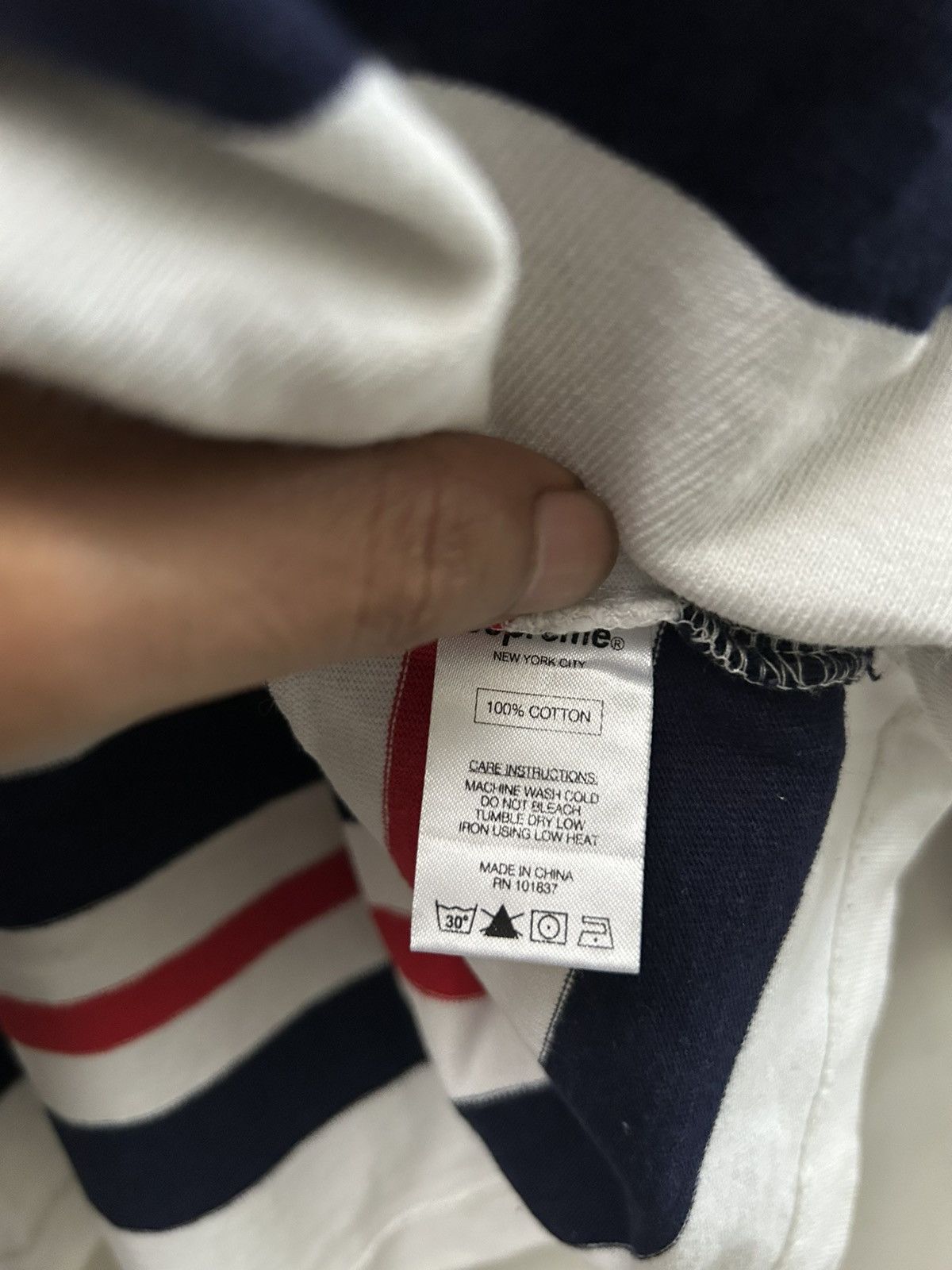 Supreme ❌❌SOLDOUT❌❌Supreme Hooded Hockey Top White SS15 Size US M / EU 48-50 / 2 - 5 Thumbnail