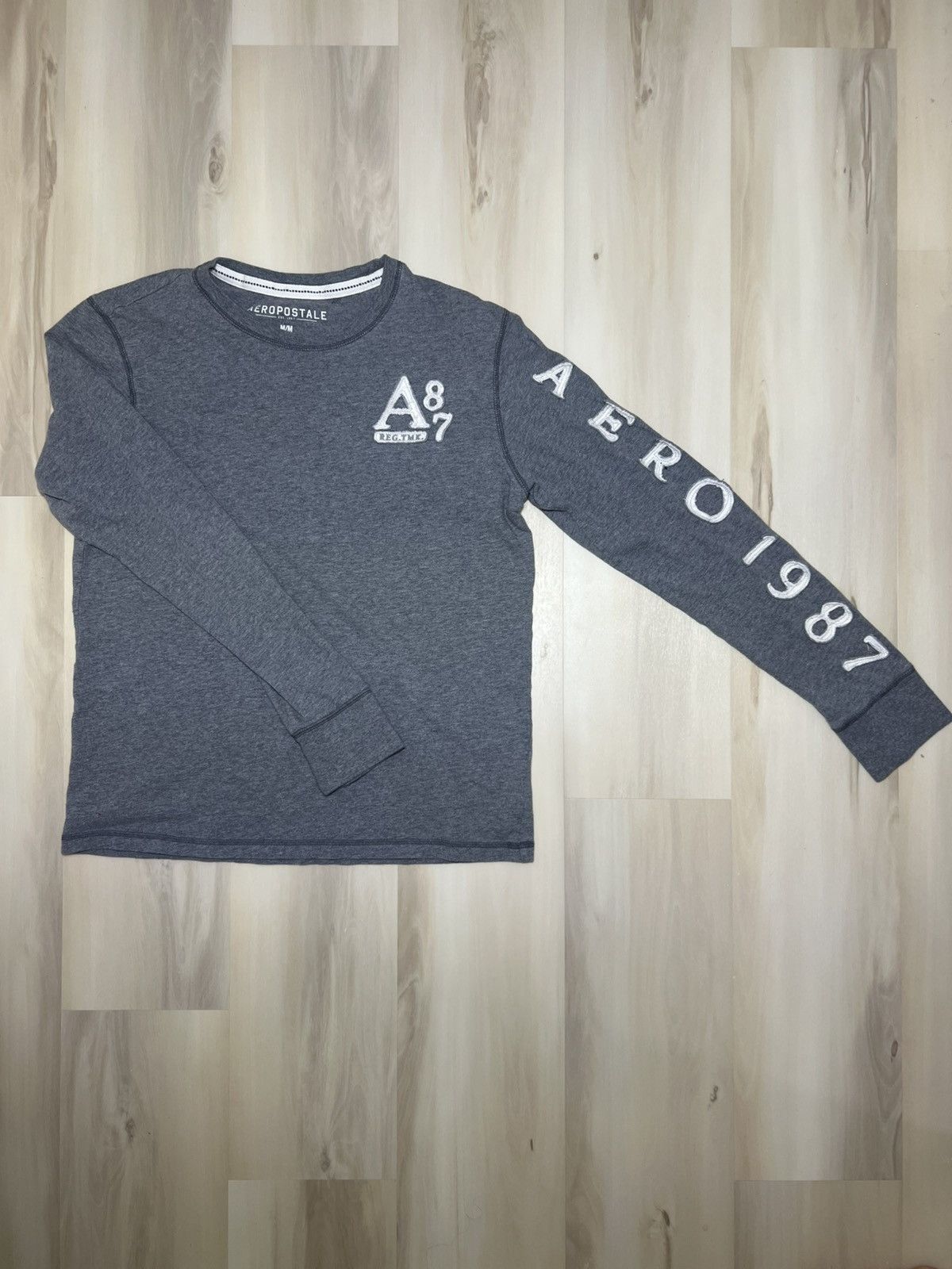Aeropostale Aeropostale Mens T Shirt Sz Medium Long Sleeve Crew Neck Y2K Size US M / EU 48-50 / 2 - 1 Thumbnail