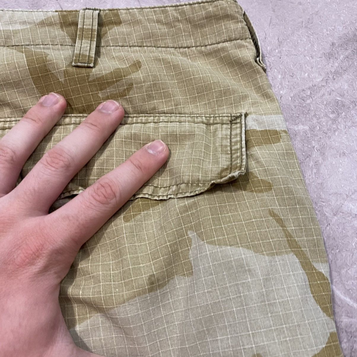 Carhartt RARE ! CARHARTT MILITARY CARGO PANTS PATCH LOGO 90s Size US 34 / EU 50 - 7 Thumbnail