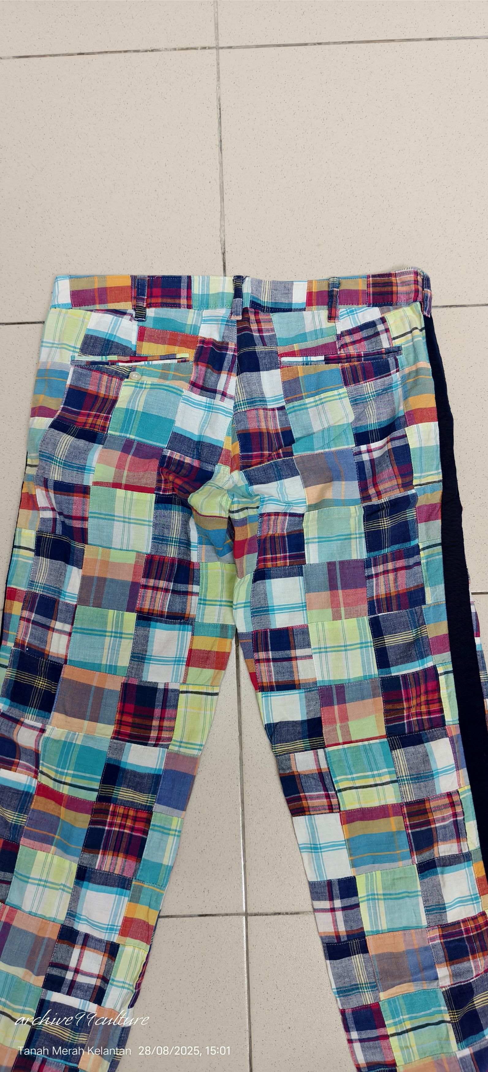 Beams Japan Vintage style patchwork trousers Beams Boy japan Size 31" - 9 Thumbnail