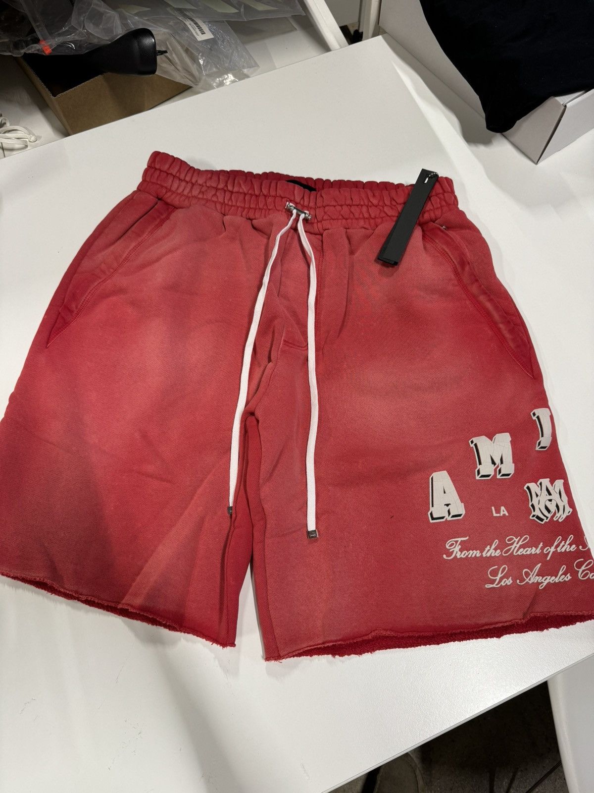 Amiri Amiri Collegiate Logo Sweatshorts NEW 950$ Size US 34 / EU 50 - 1 Thumbnail