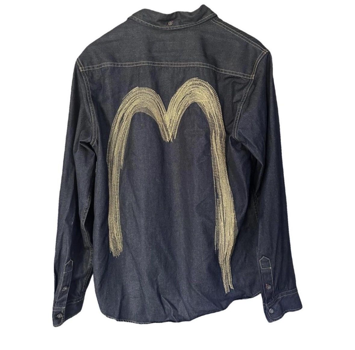 Evisu Evisu Daicock Denim Shirt Size US L / EU 52-54 / 3 - 2 Thumbnail