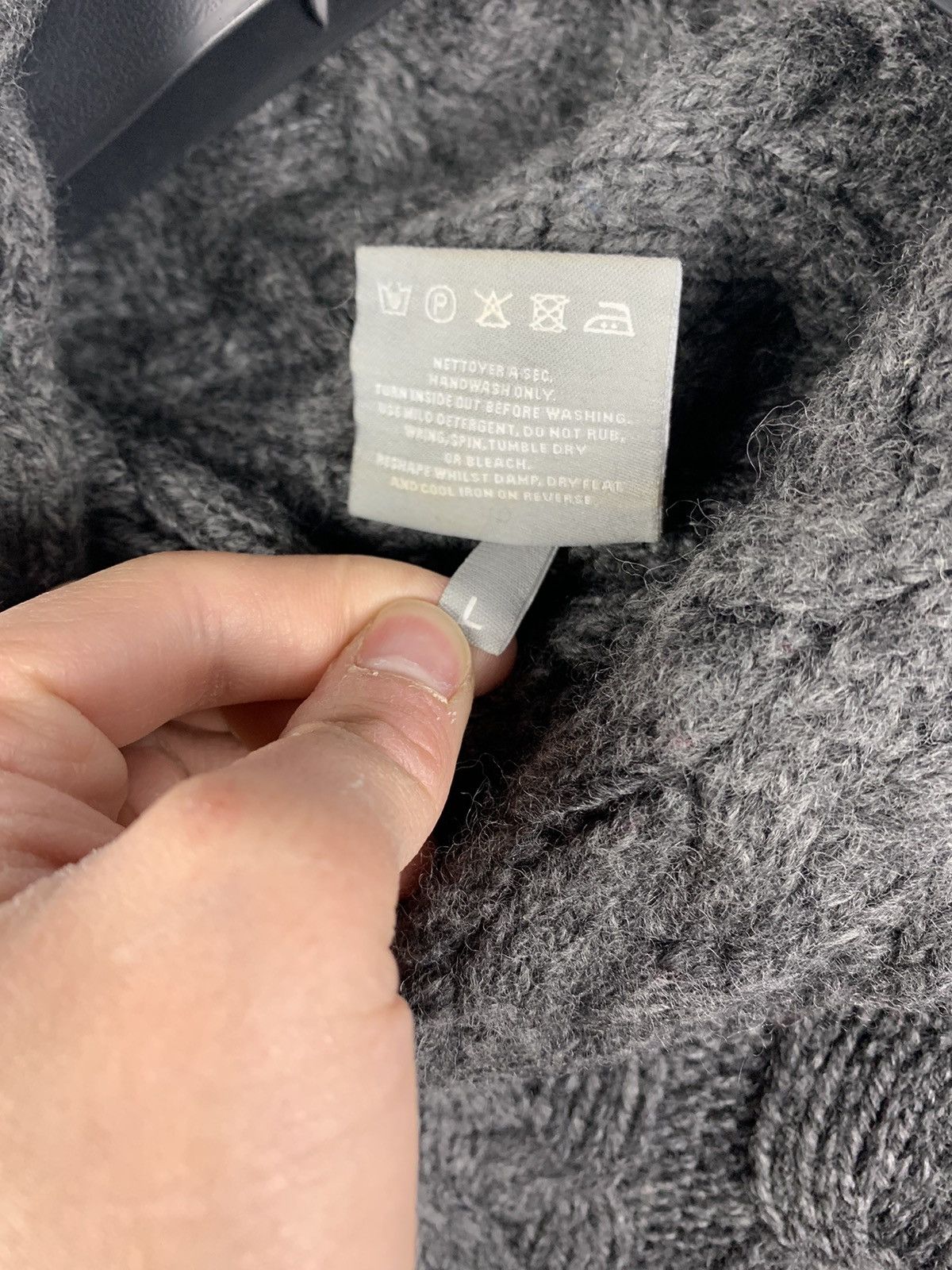 Woolrich Woolen Mills Aran Woollen Mills Super Soft Merino Sweater Avant Garde Size L / US 10 / IT 46 - 6 Thumbnail